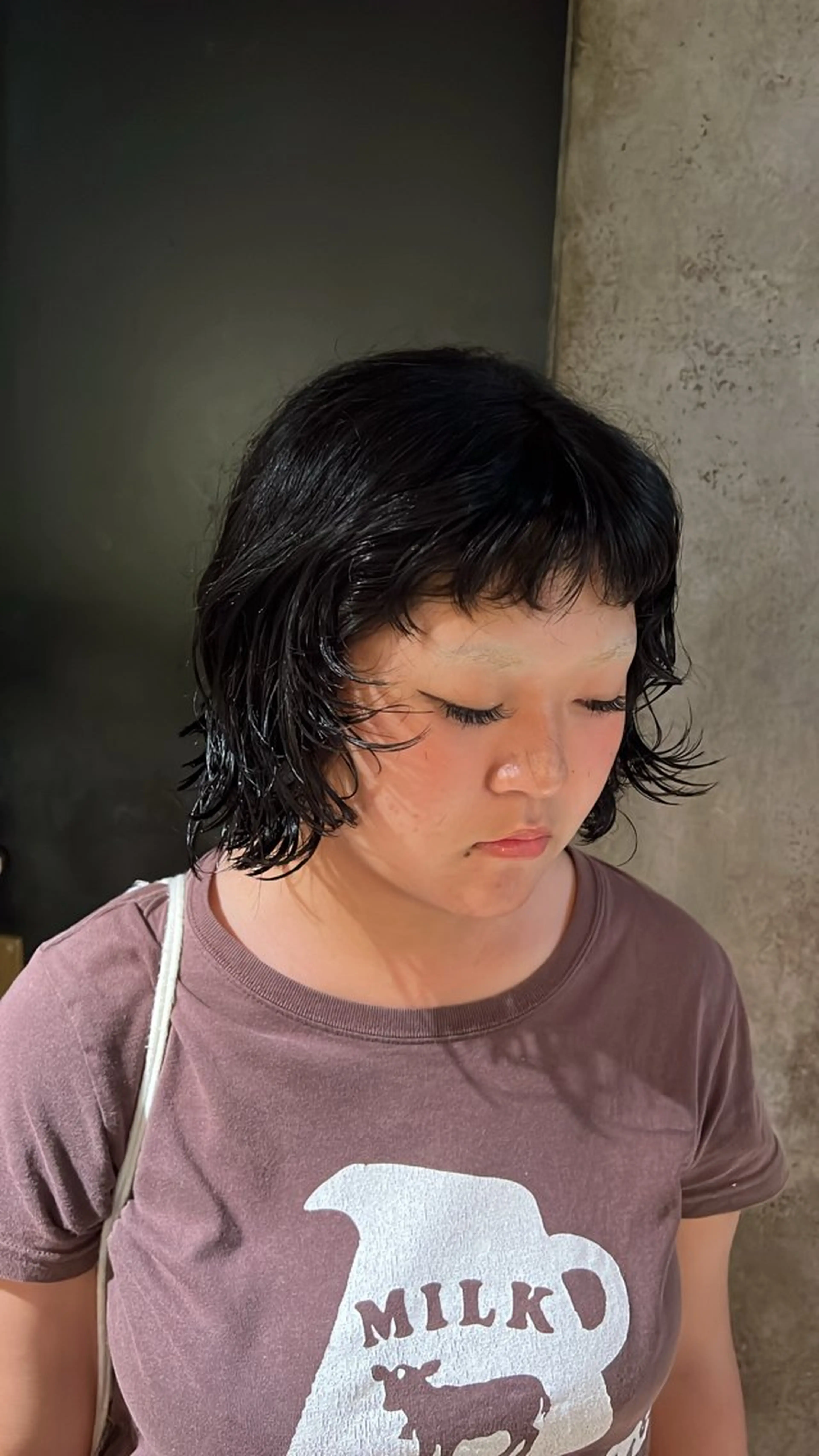 ミディアム ボブレイヤー ミディアムパーマ ボブ レイヤーカット 鳳美容室 /yurikaのヘアスタイル