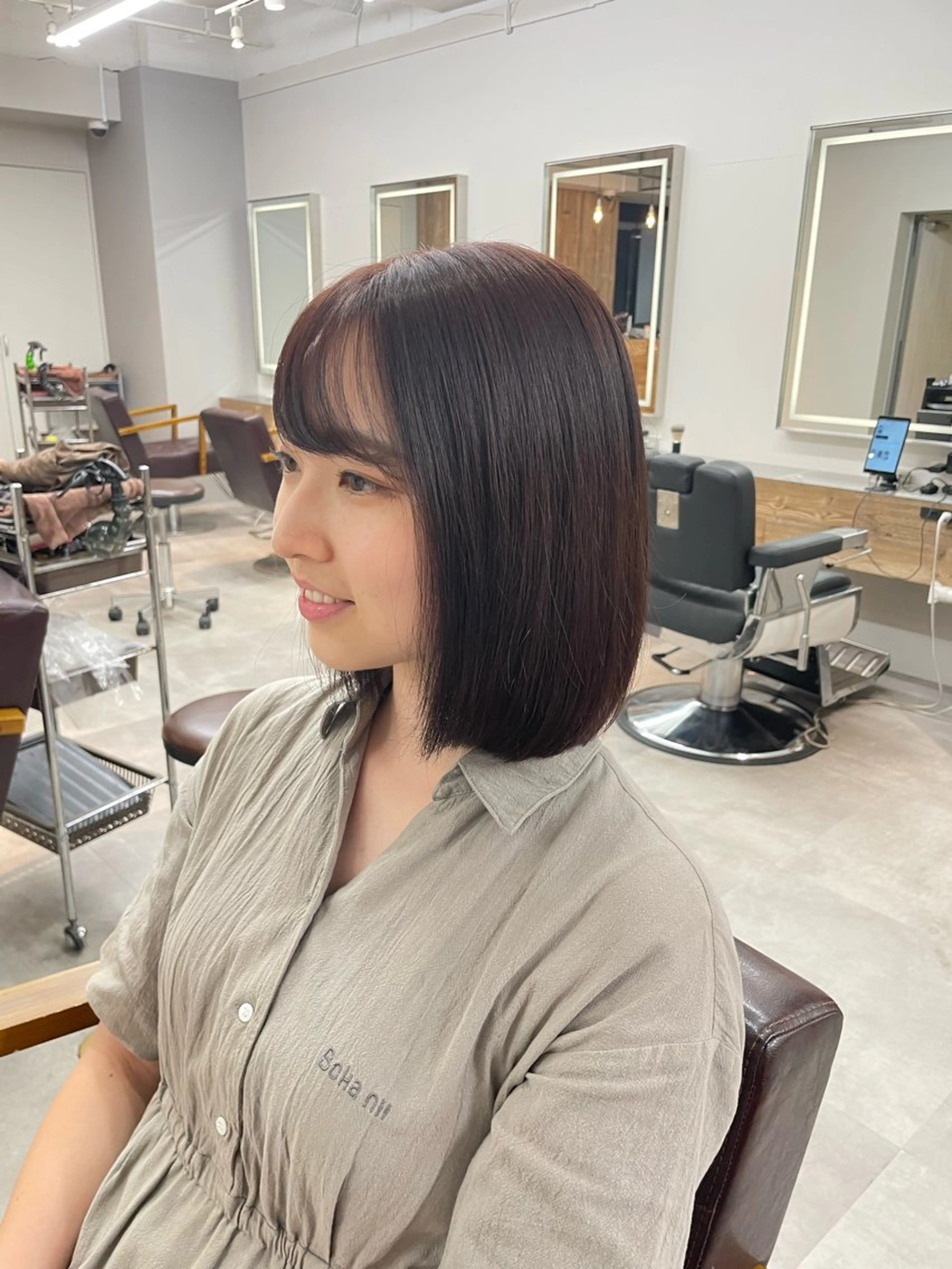 ミディアム カット ヘアカラー little  横浜所属・🌷久保田 優🌷のヘアスタイル