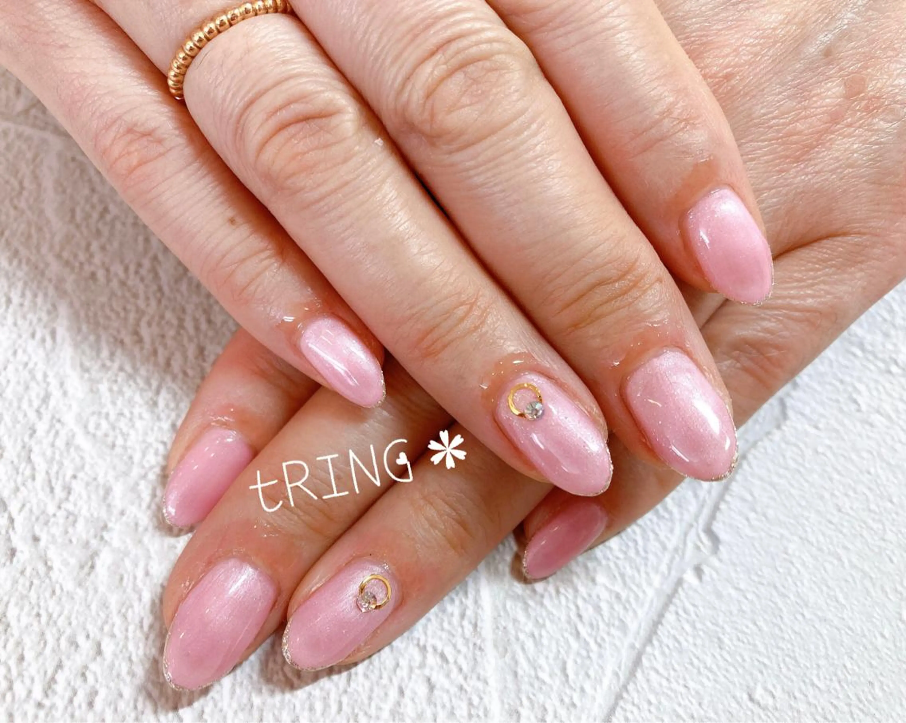 ネイル ハンドネイル tRING＊ しいの木台のネイルデザイン