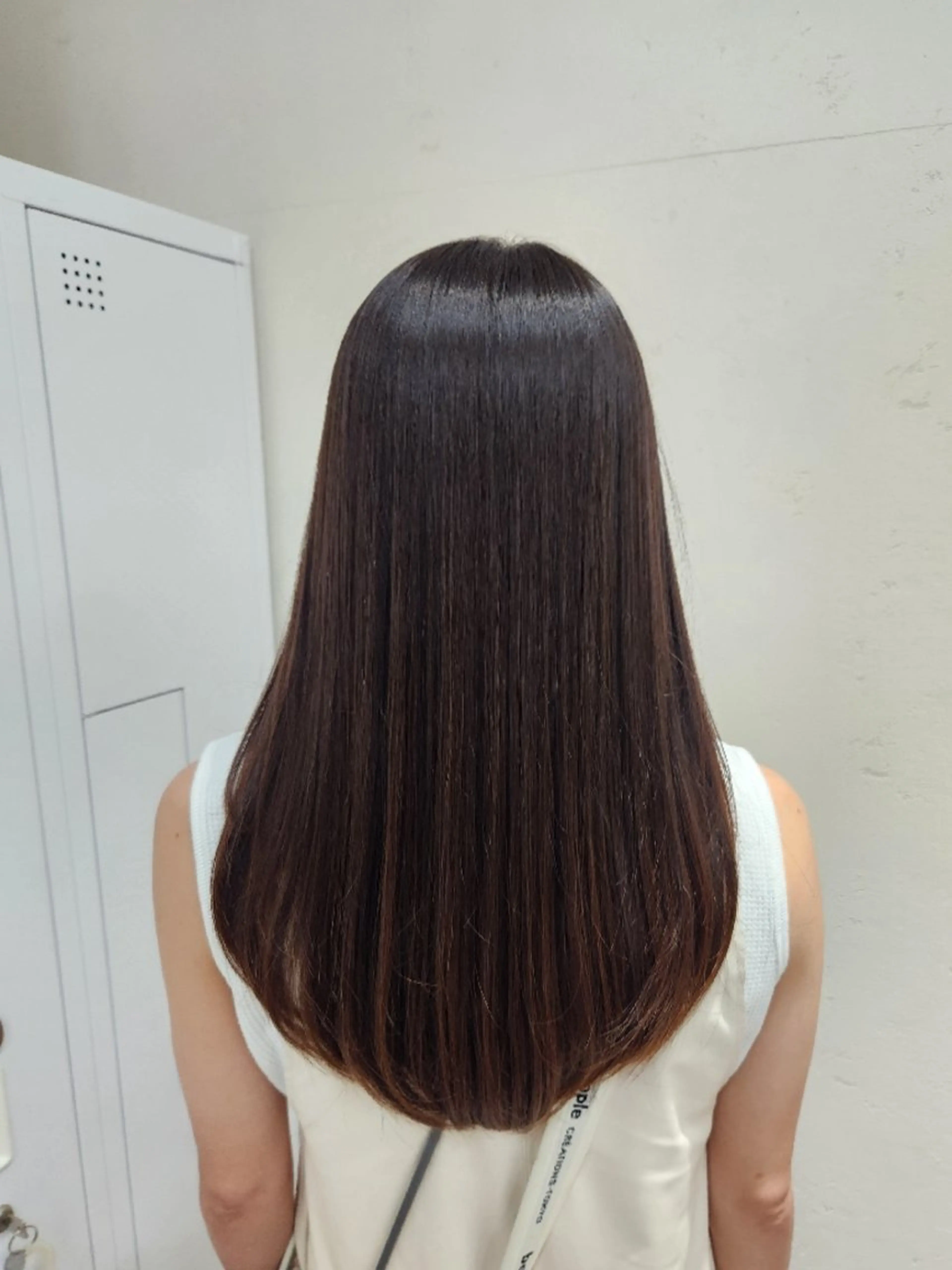 ロング パーマ 縮毛矯正 縮毛矯正 【縮毛矯正/髪質改善 カラー】yumiのヘアスタイル