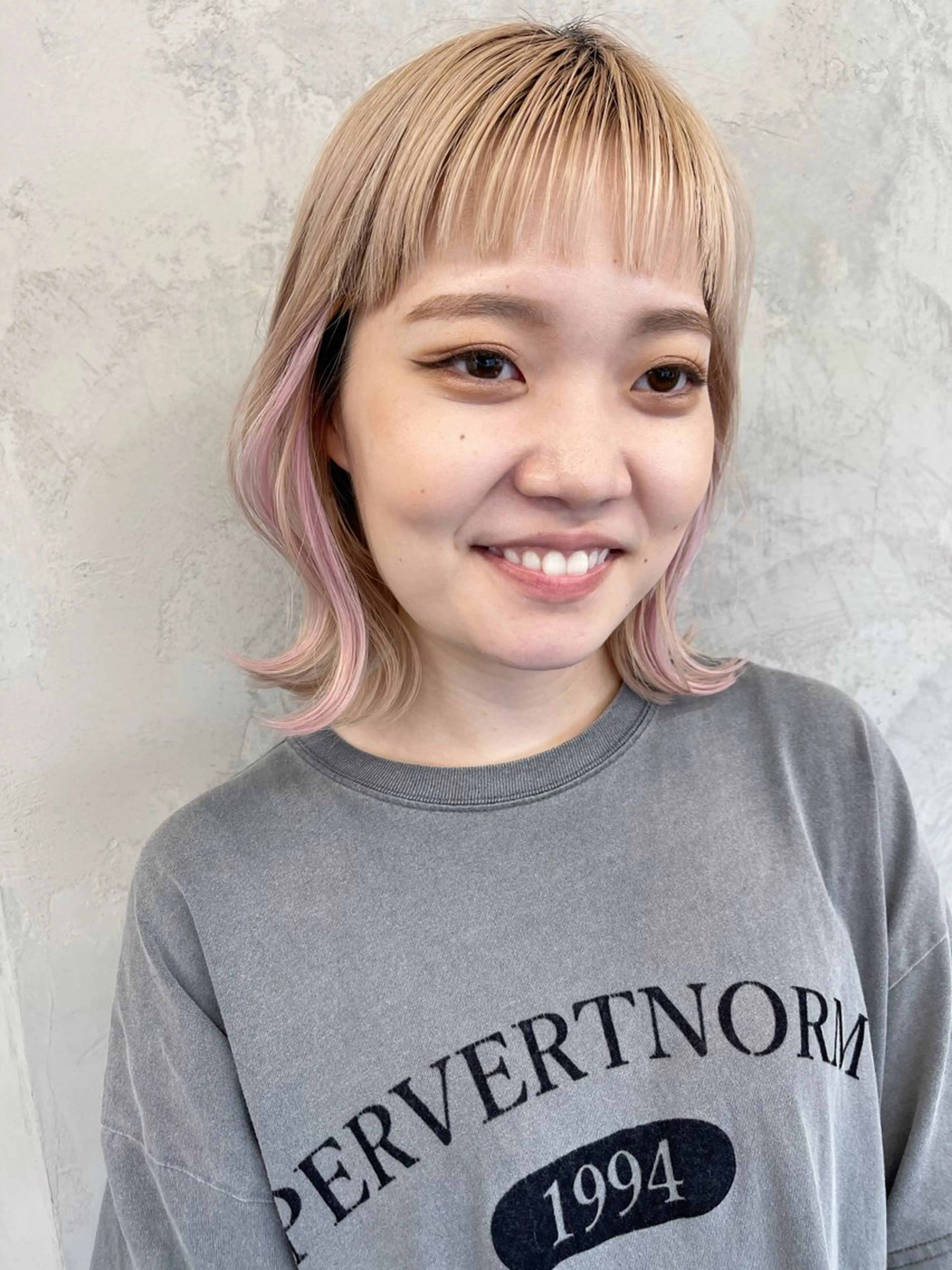 ショート カラー エクステ ダブルカラー /まつ毛パーマ🎀のヘアスタイル