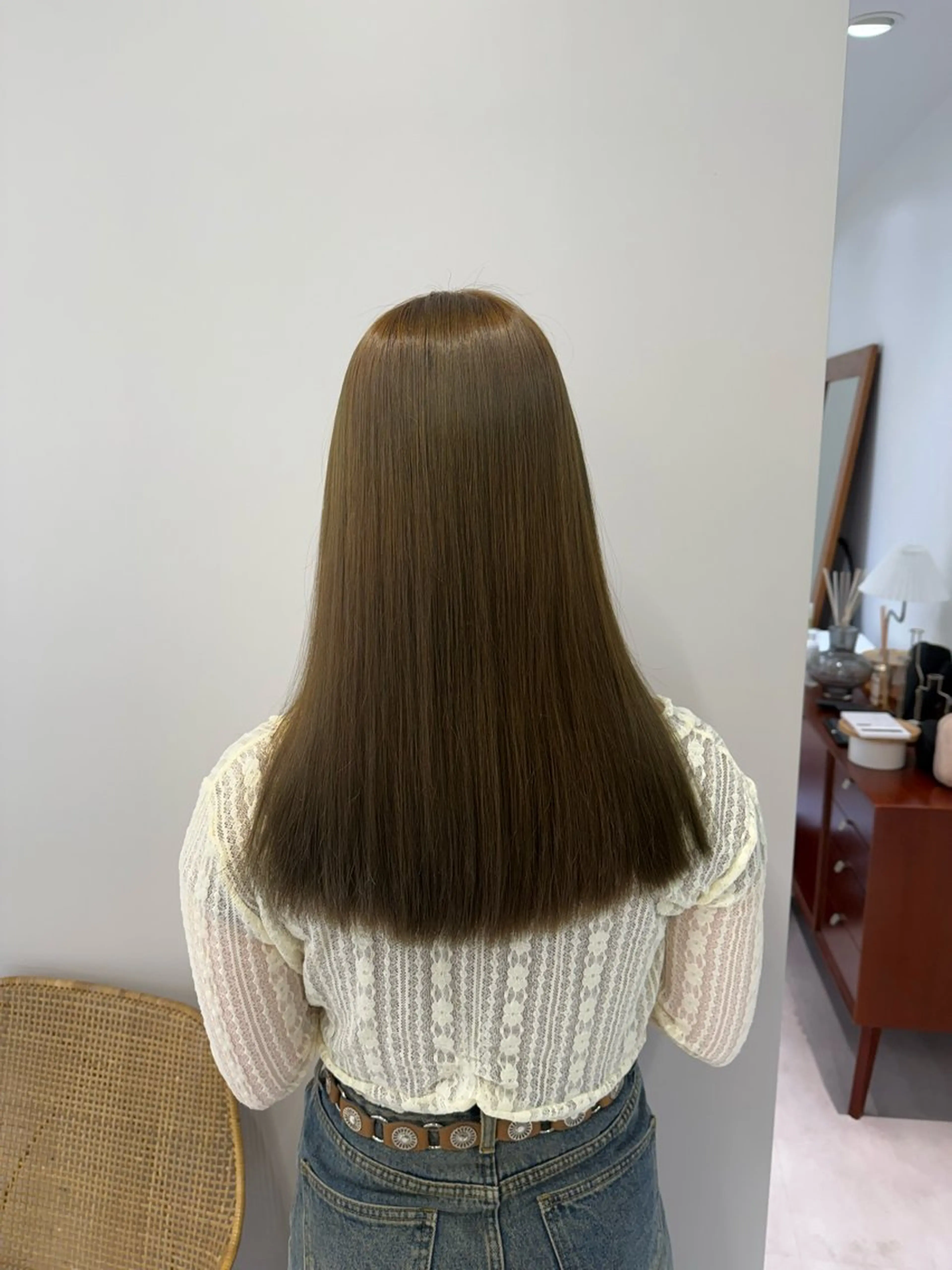 ロング カラー 艶カラーsora🐰 カラーモデル募集🩵のヘアスタイル