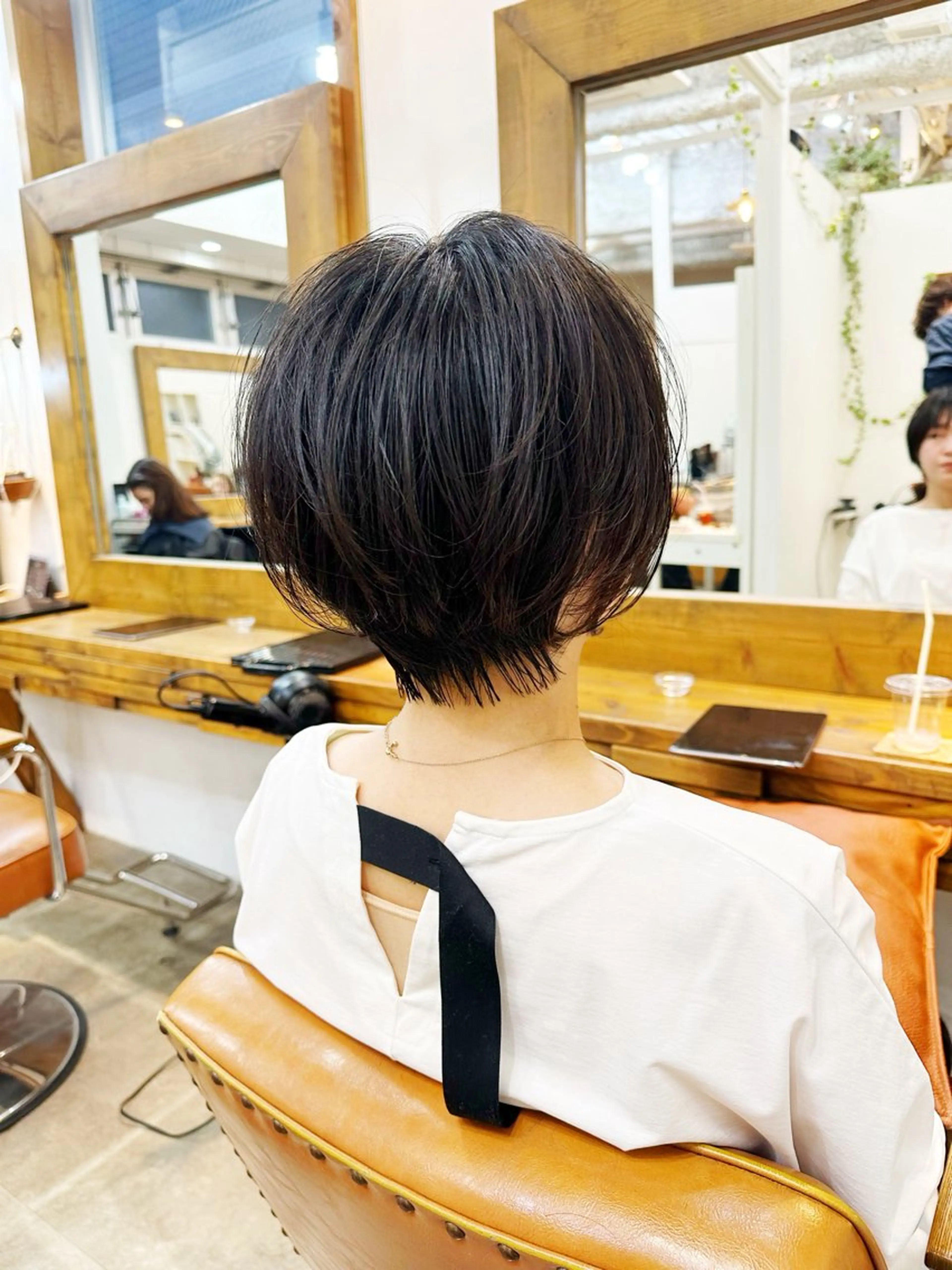 ショート カラー カット ヘアカラー newline銀座所属・👑銀座ショート/ 絶壁補正/金子涼👑のヘアスタイル