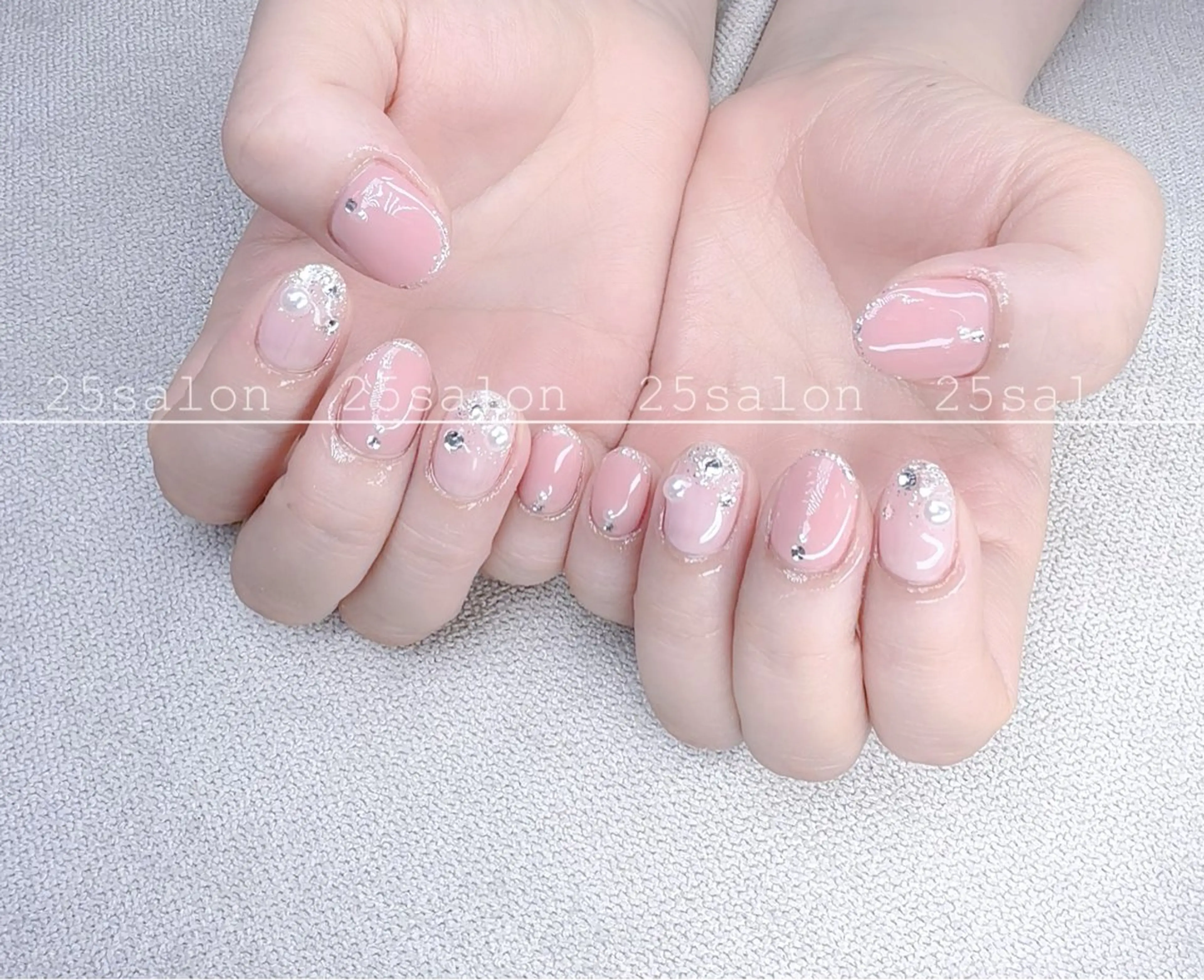 ネイル ジェルネイル 韓国ネイル ニュアンスネイル パラジェル ワンホンネイル 2 5のマツエク・マツパデザイン