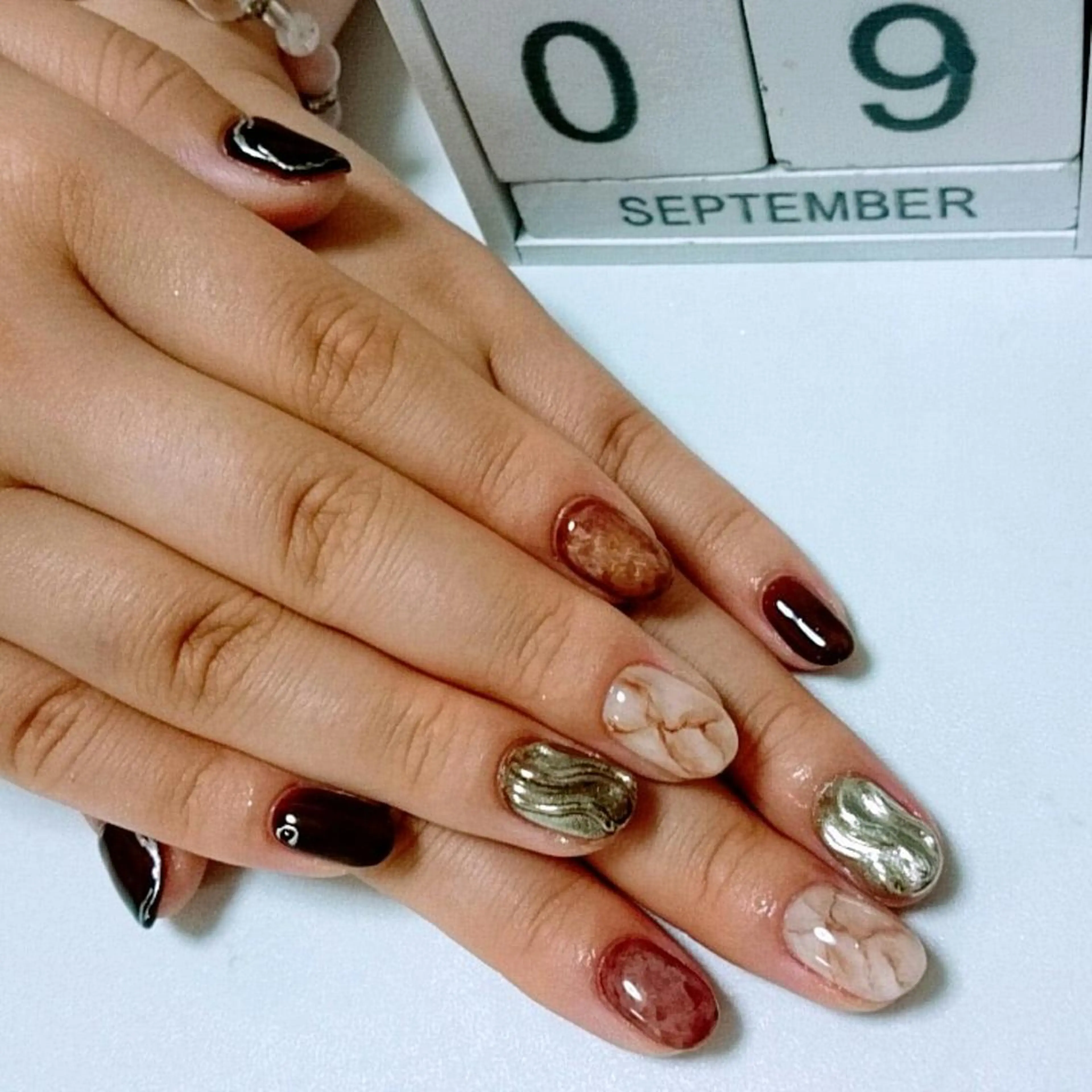 ネイル 大理石ネイル(マーブル) JEWEL nailのネイルデザイン