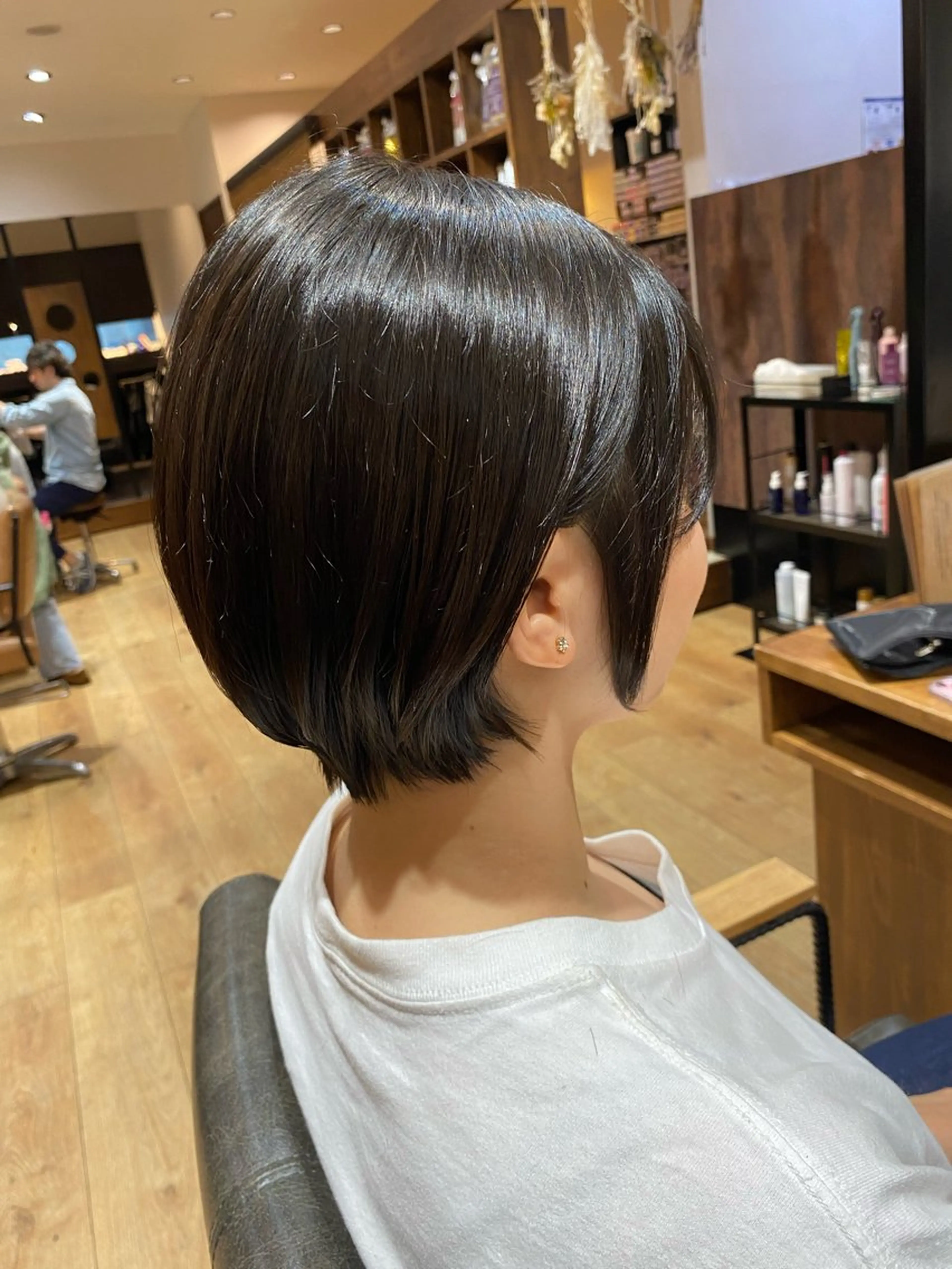 ショート ショートヘア カット 暖色系カラー まおのヘアスタイル