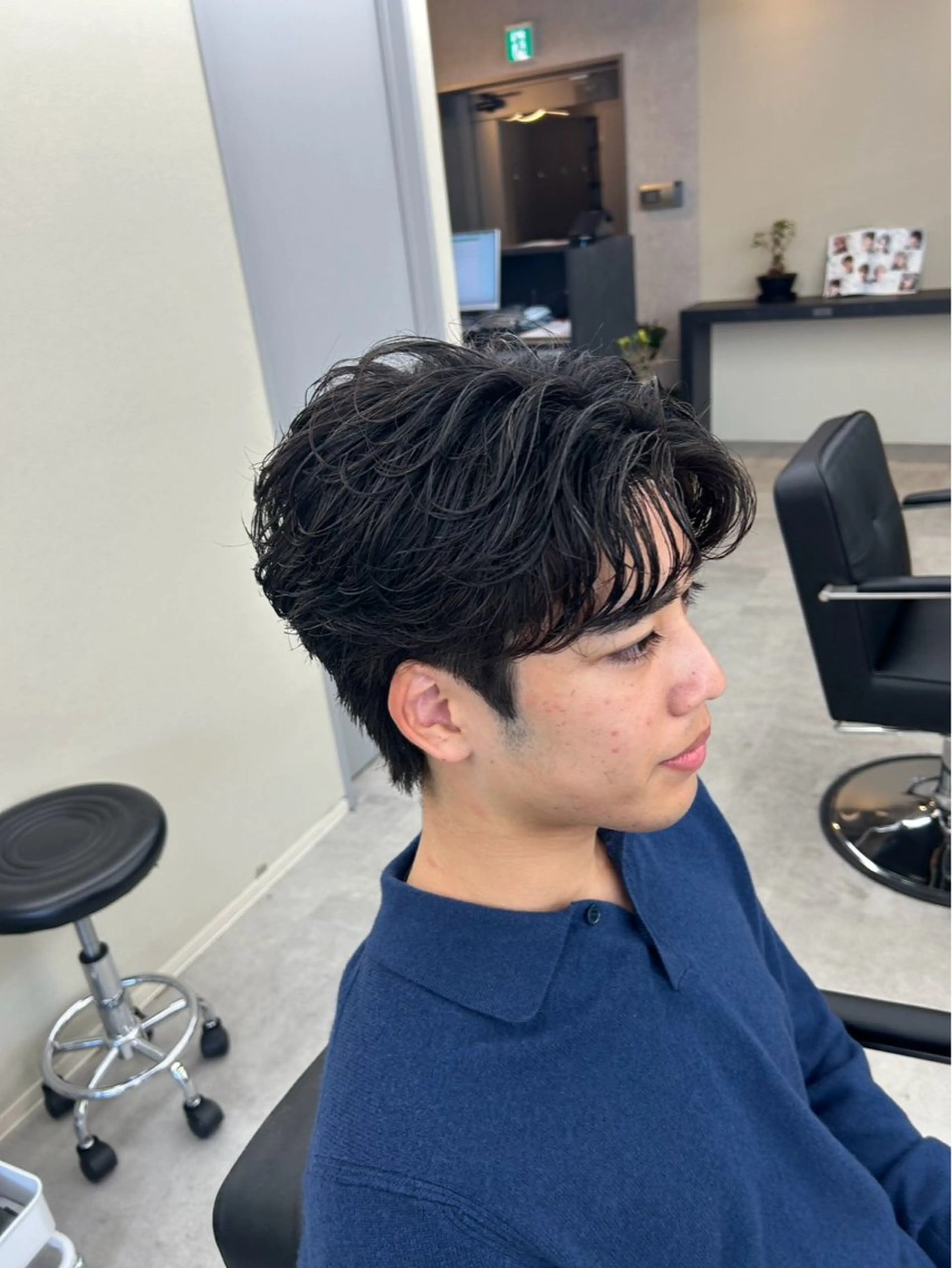 パーマ カット パーマ 【メンズ特化】 韓国風／歩夢🔥のヘアスタイル