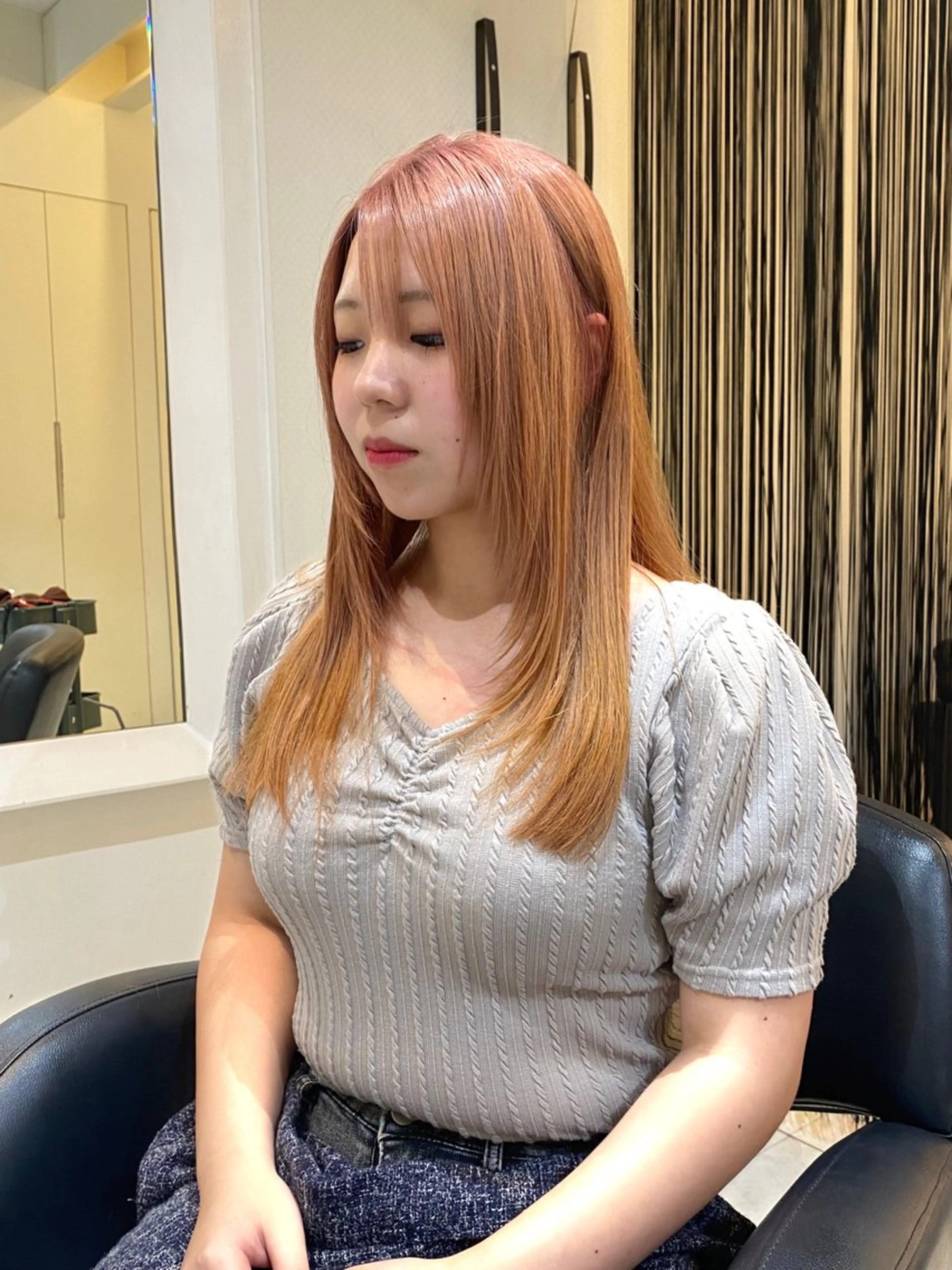 セミロング カラー カット ヘアカラー トリートメント mai / linoah˚✧のヘアスタイル