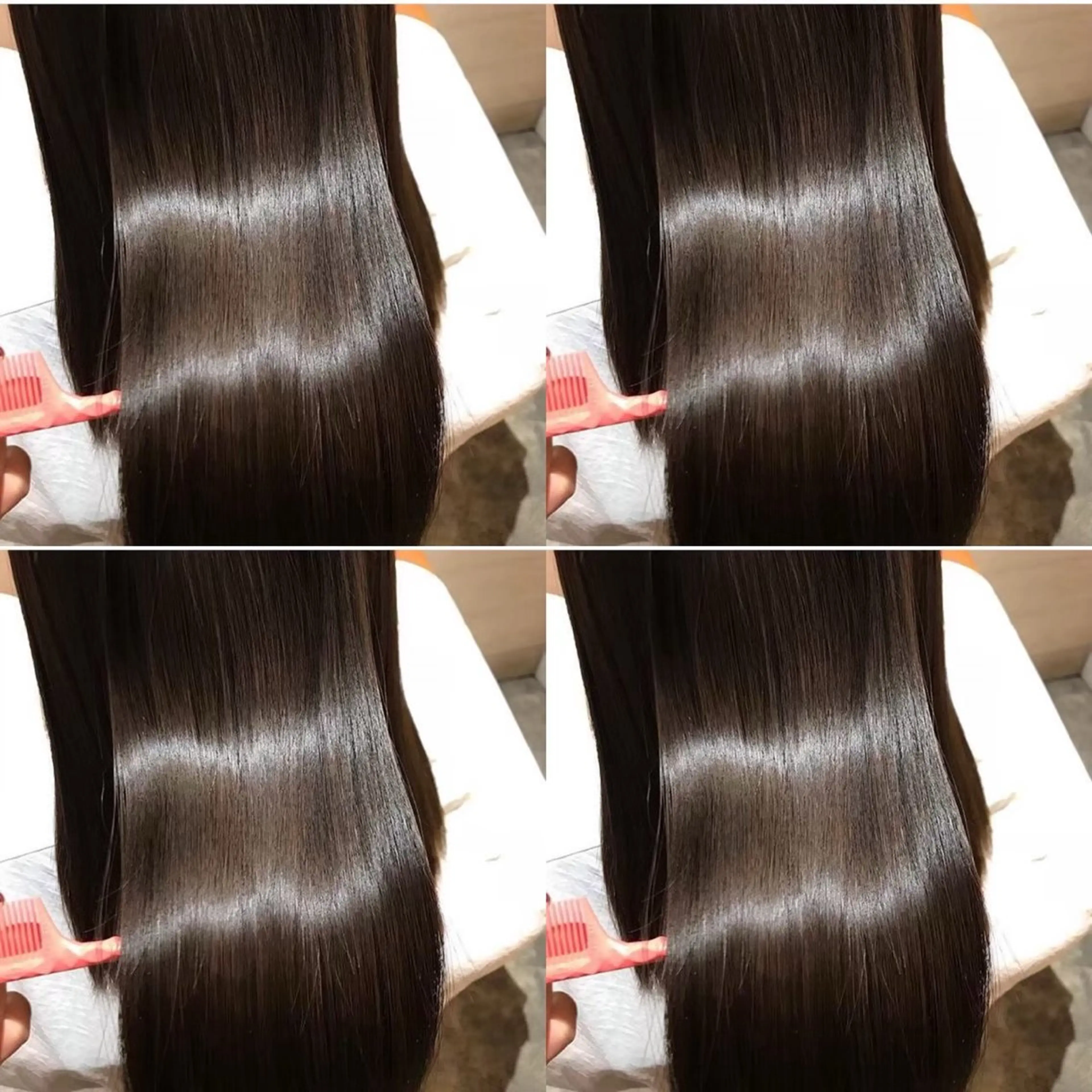 ロング カラー 髪質改善 艶髪矯正 エクステ かいり✂️のヘアスタイル