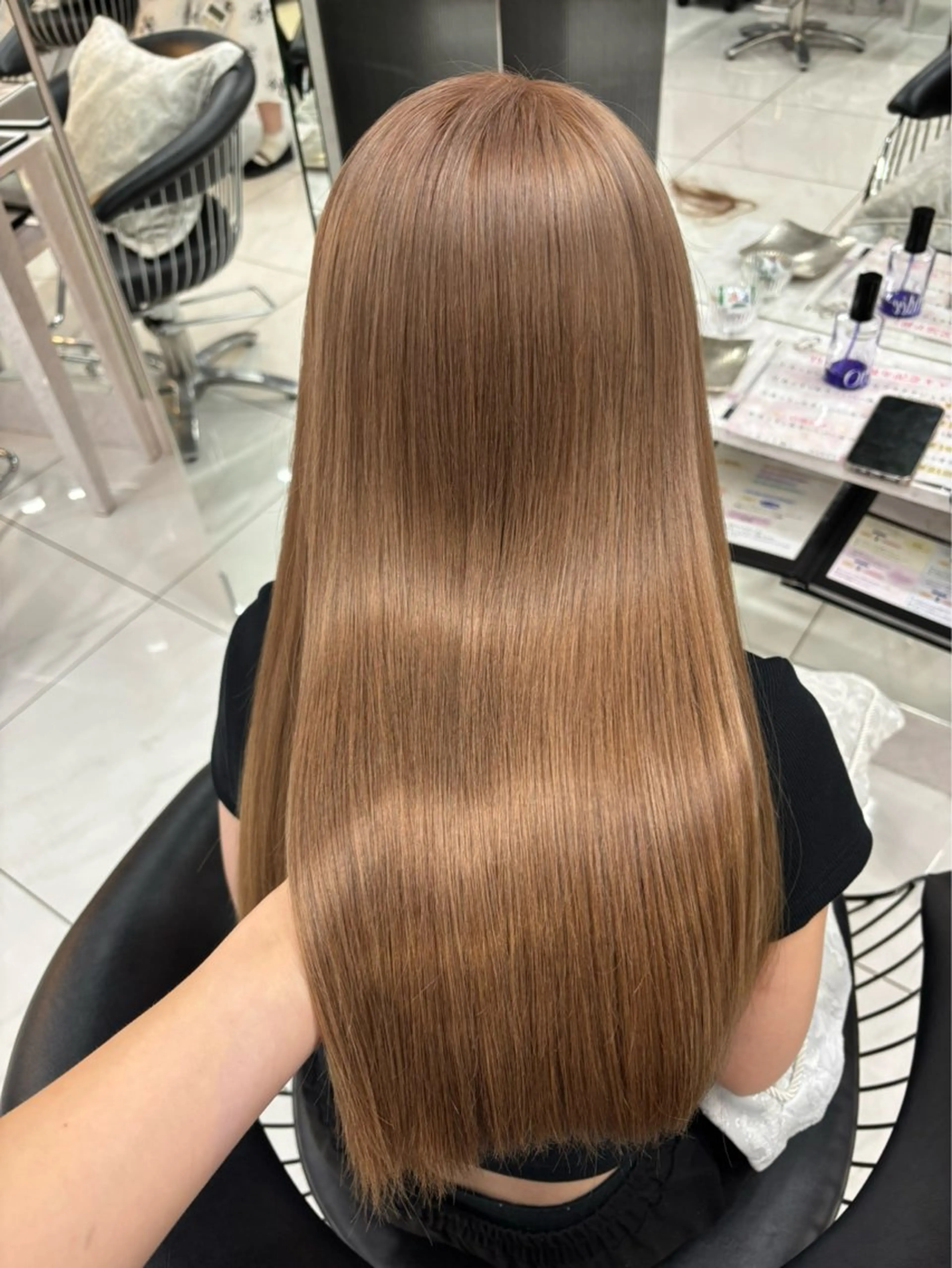 ロング トリートメント Rin/寒色系カラー 🦋/うる艶ヘア🫧のヘアスタイル