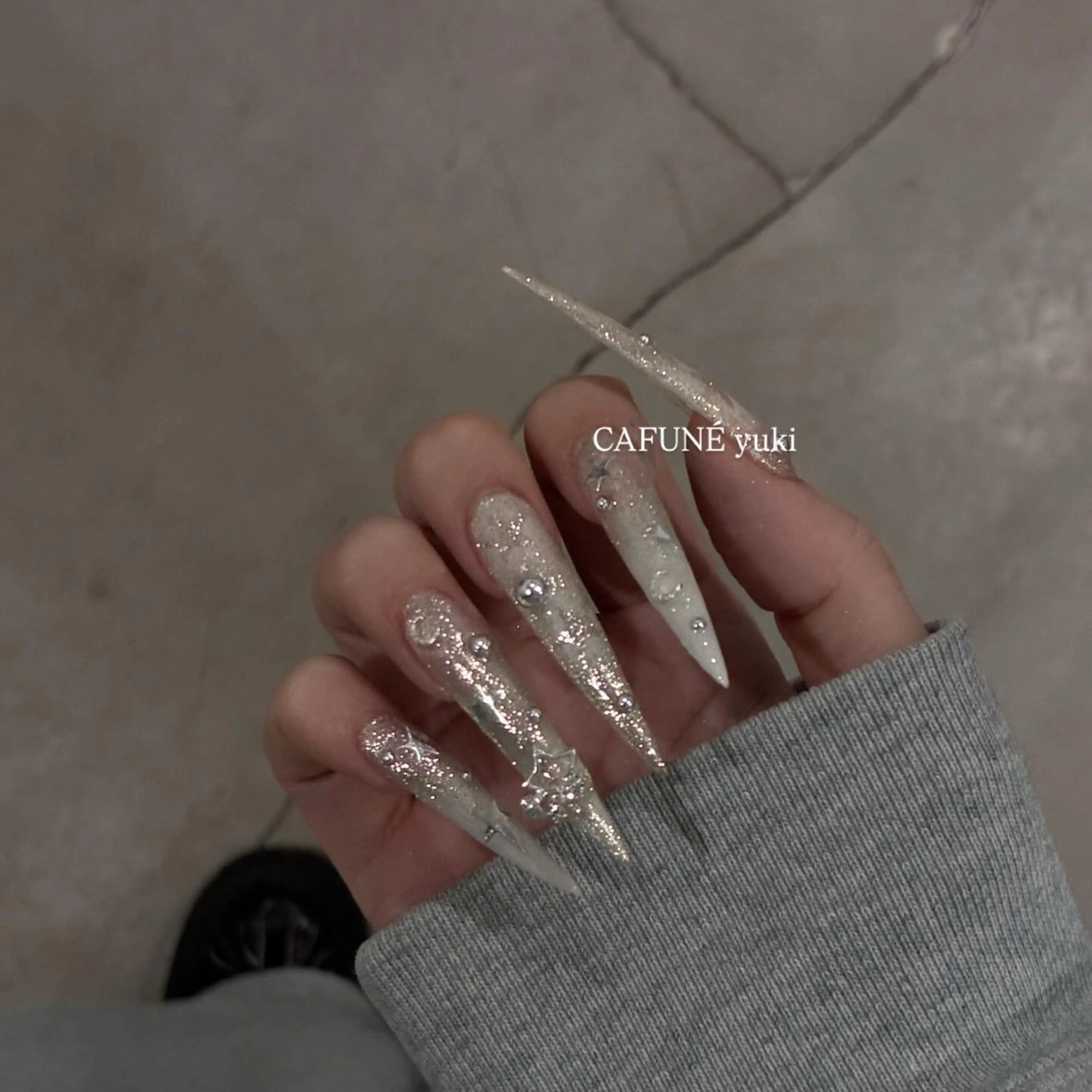 ネイル ハンドネイル CAFUNÉ TOKYO所属・🎼CAFUNÉ_ TOKYO.•*¨のネイルデザイン