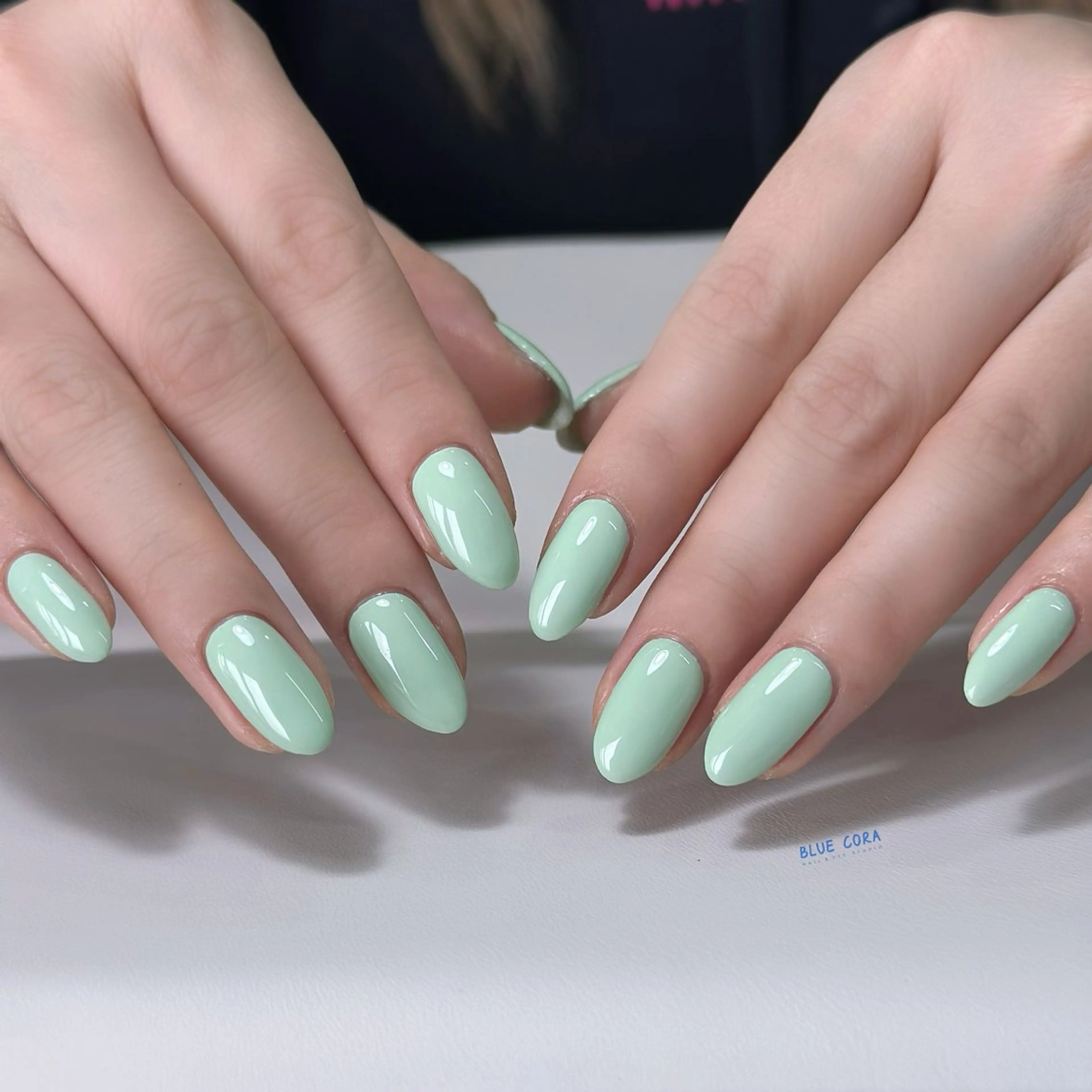 ネイル マットネイル ハンドネイル ハンドケア BLUE CORAのネイルデザイン