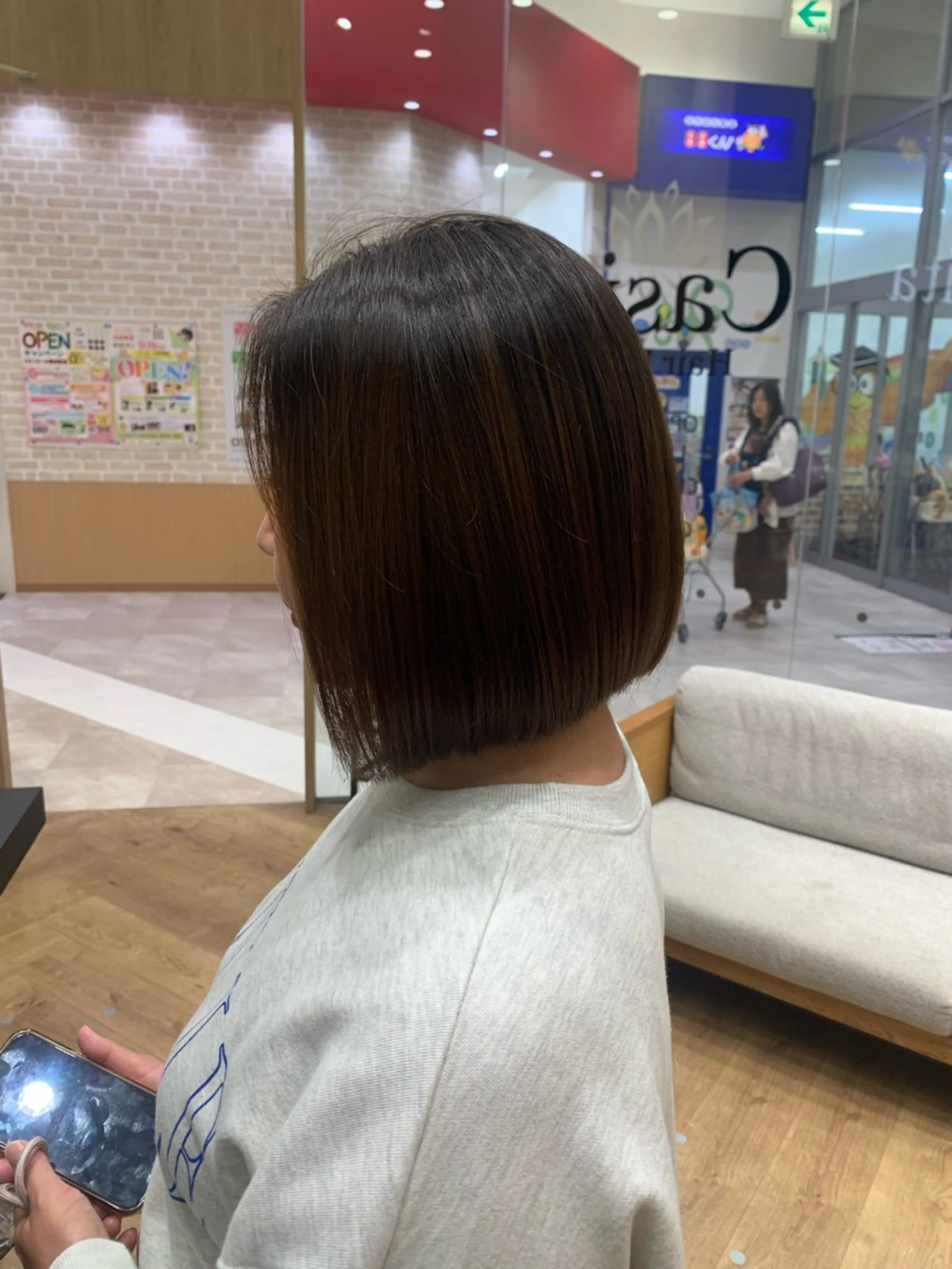 ミディアム ボブ 大橋 拓実のヘアスタイル