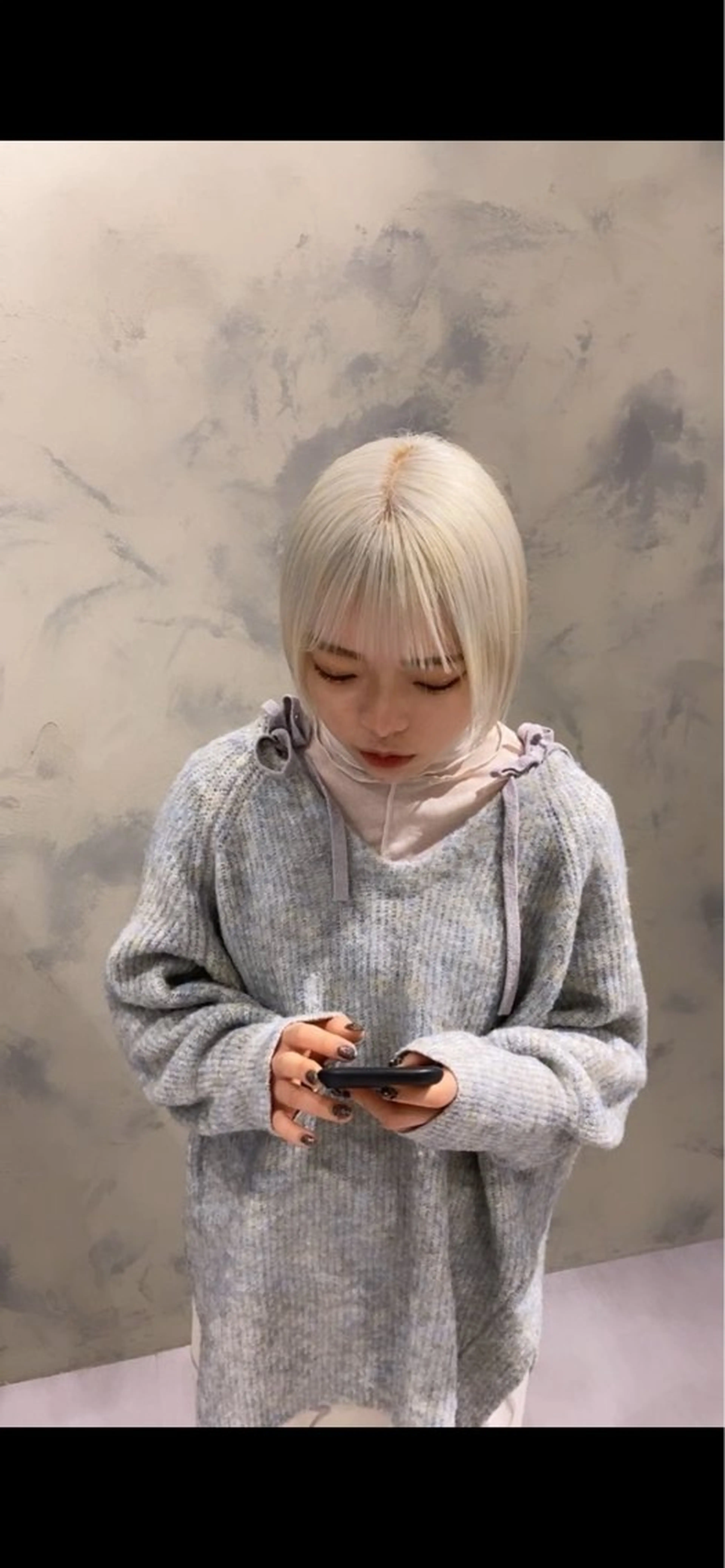 ショート カラー 韓国🇰🇷レイヤー 似合わせ顔まわりのヘアスタイル