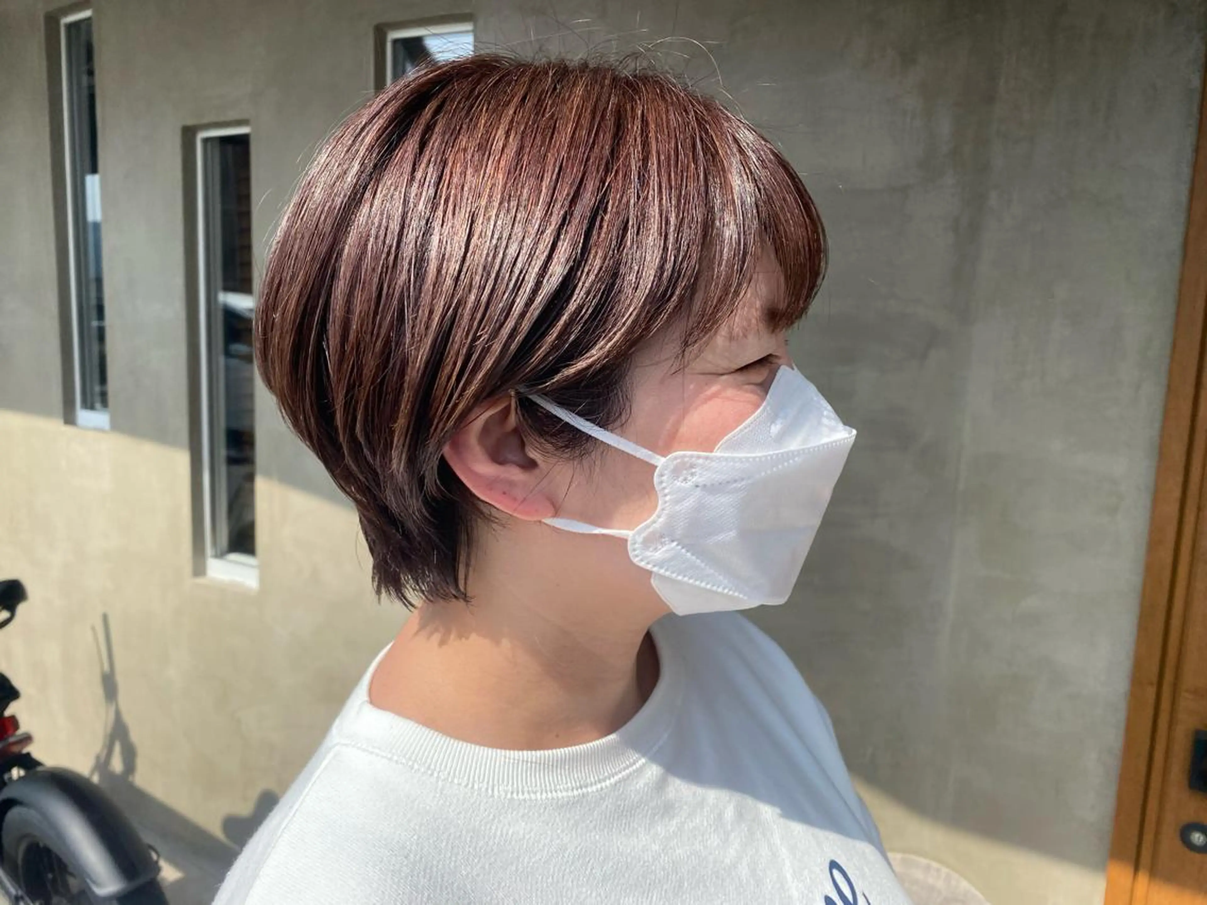 ショート カラー ブリーチ ブリーチなしカラー 柔らかカラー🥛 mayucoのヘアスタイル