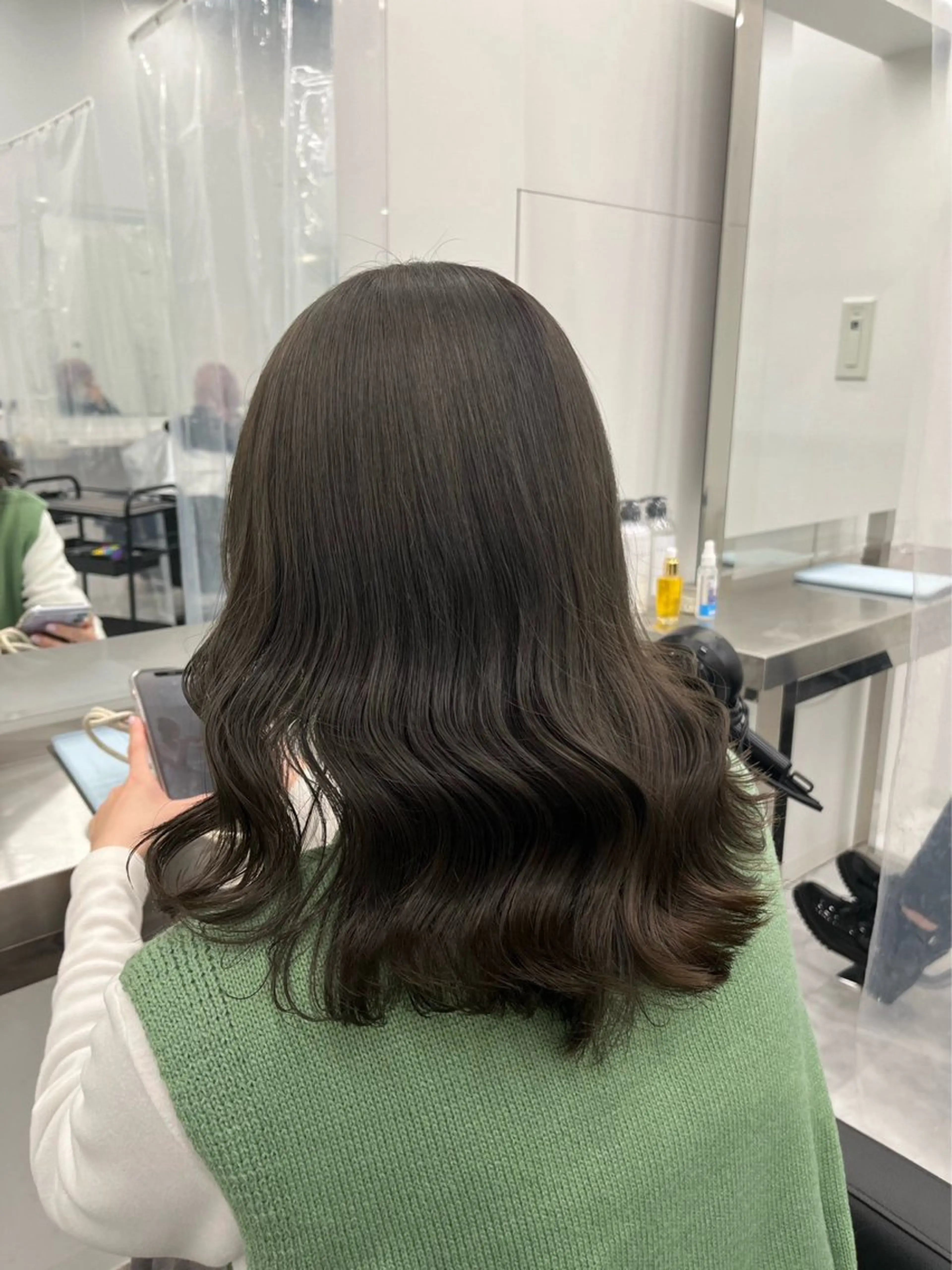 セミロング Wカラー/暖色/べ ージュりく©︎🐝のヘアスタイル