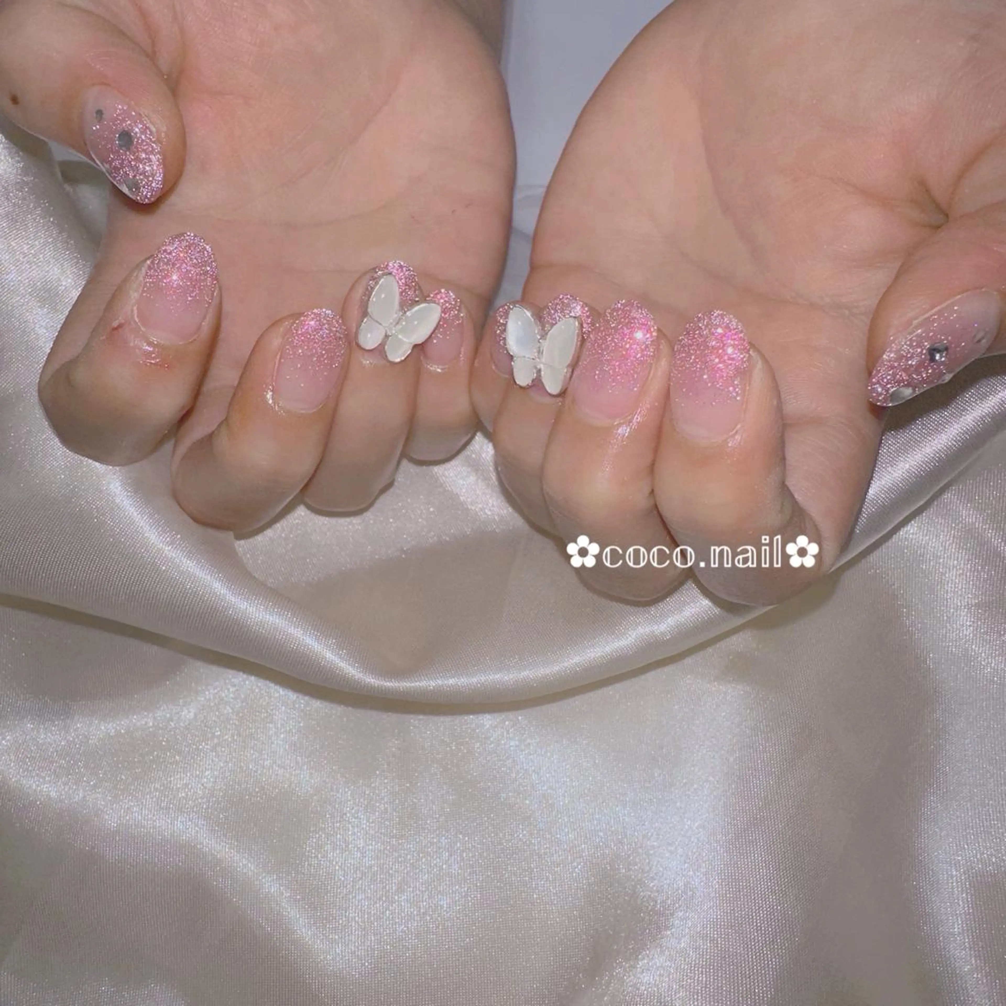 ネイル lili.nail y2k/長さ出しのネイルデザイン