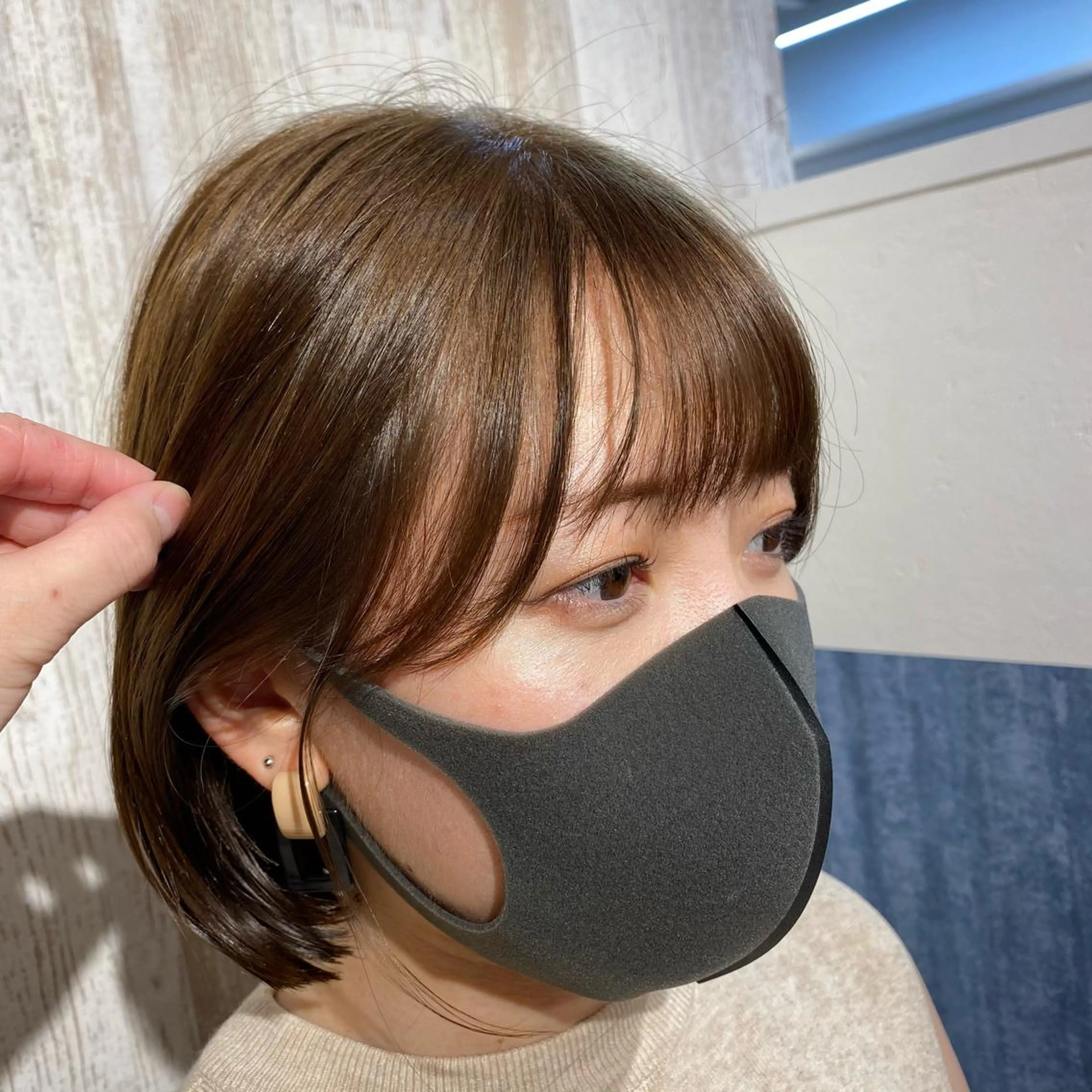 ショート カラー 大場 優のヘアスタイル