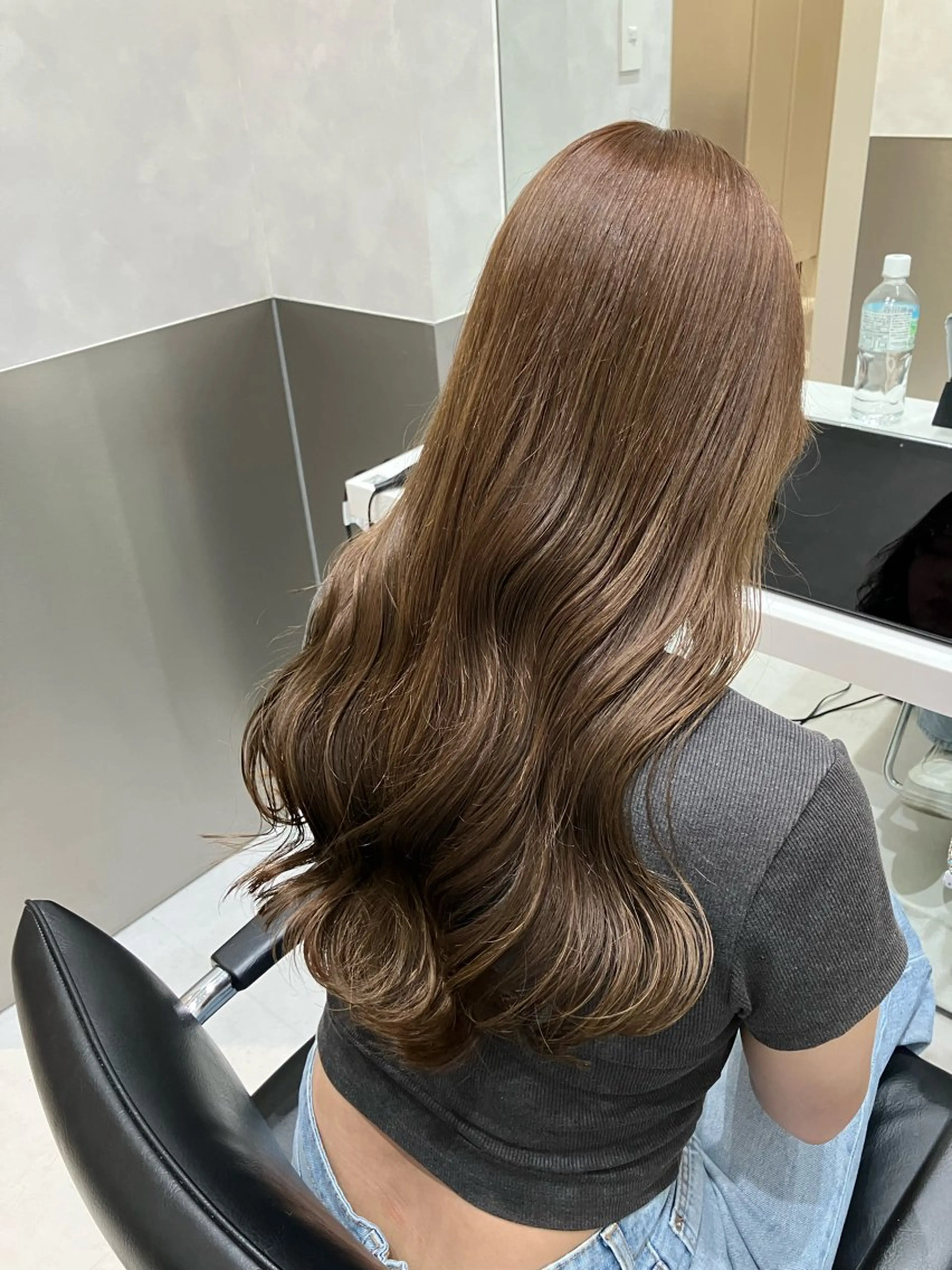 ロング カラー カット ヘアカラー トリートメント 💖ブリーチなし透明 感💖ASAHIのヘアスタイル