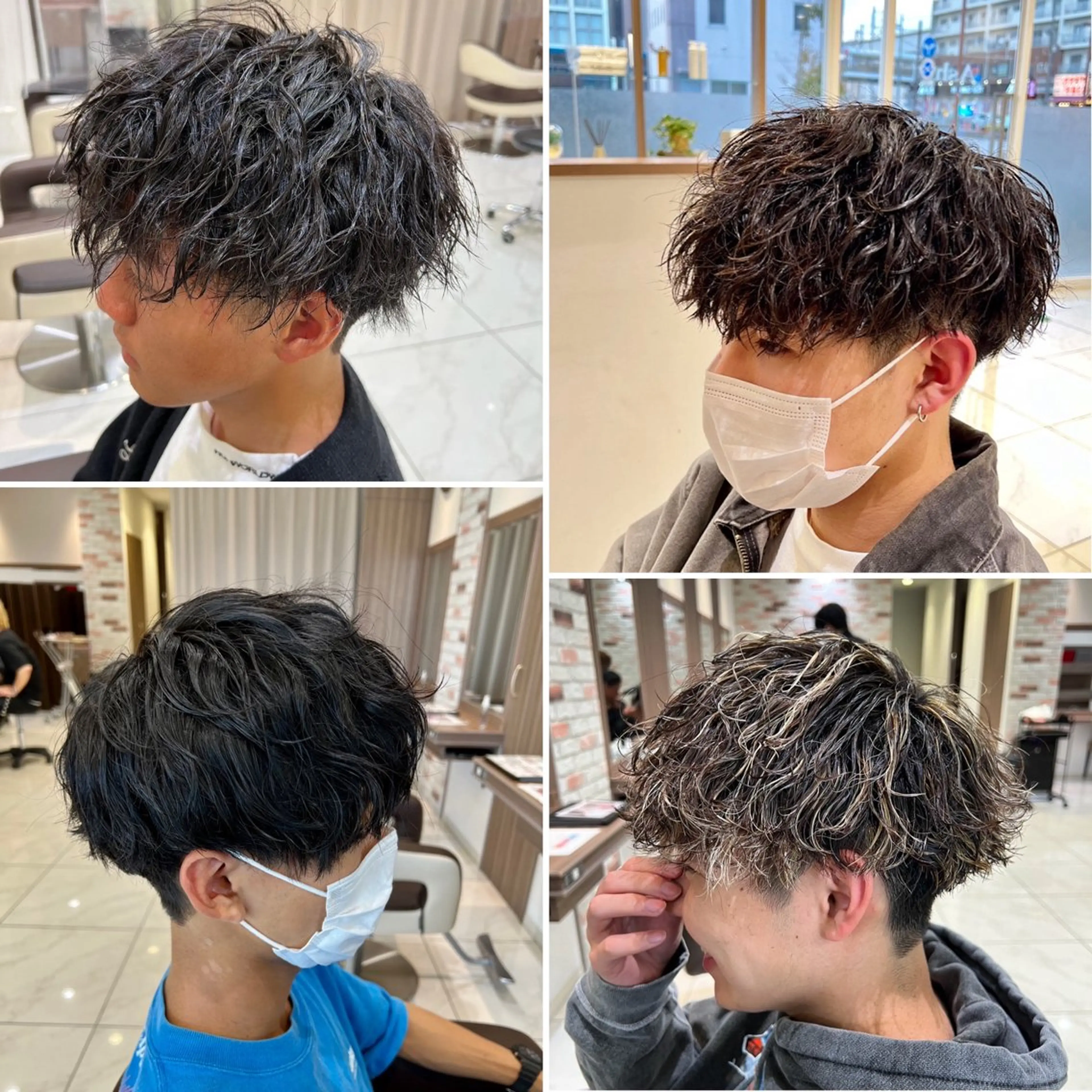 パーマ メンズ カット パーマ メンズ似合わせ特化/ 縮毛矯正/佐野友尉のヘアスタイル