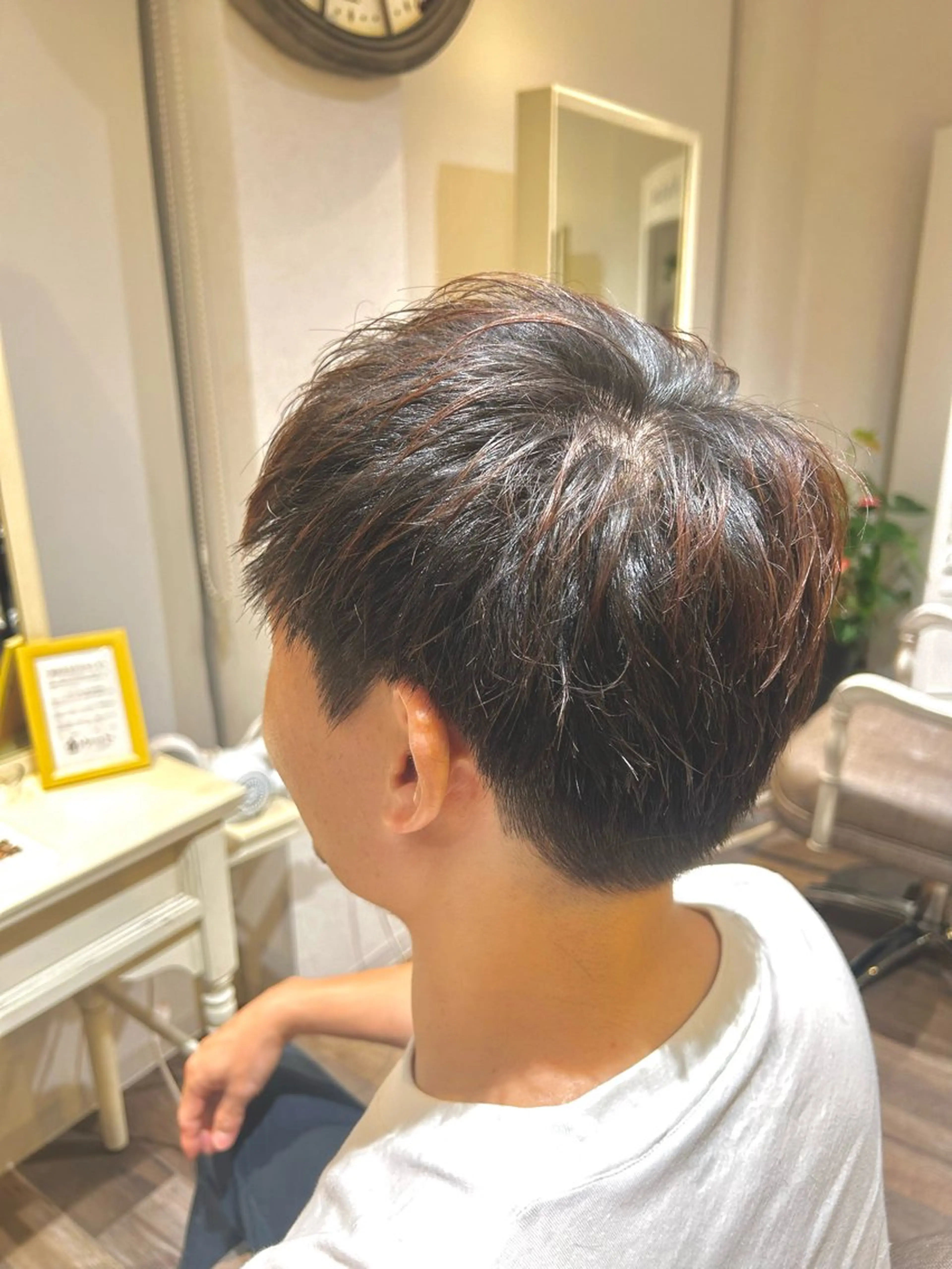 ショート ショートヘア 永田 ショーン海哉のヘアスタイル
