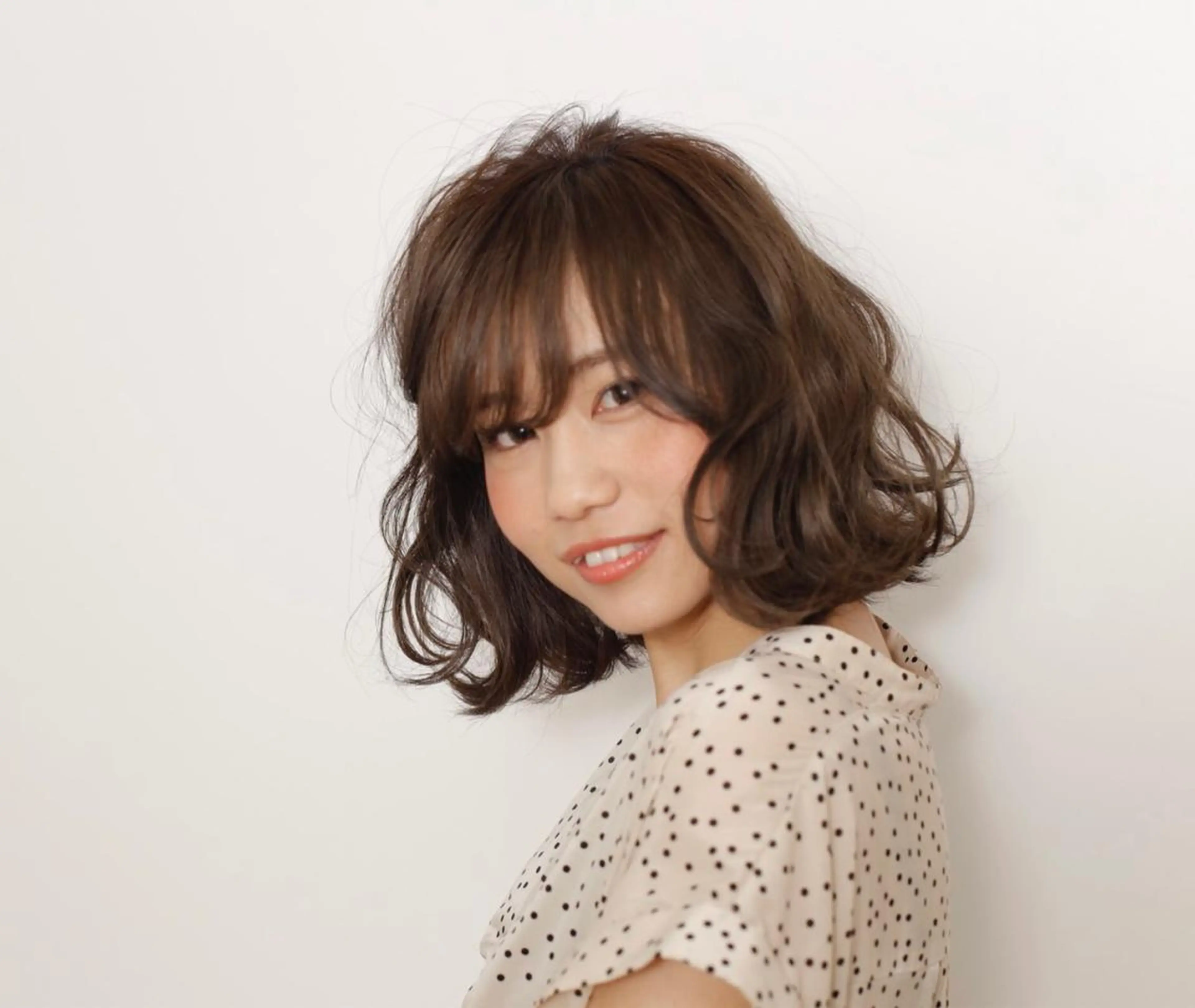 ミディアム ボブ Kasuga Sayuriのヘアスタイル