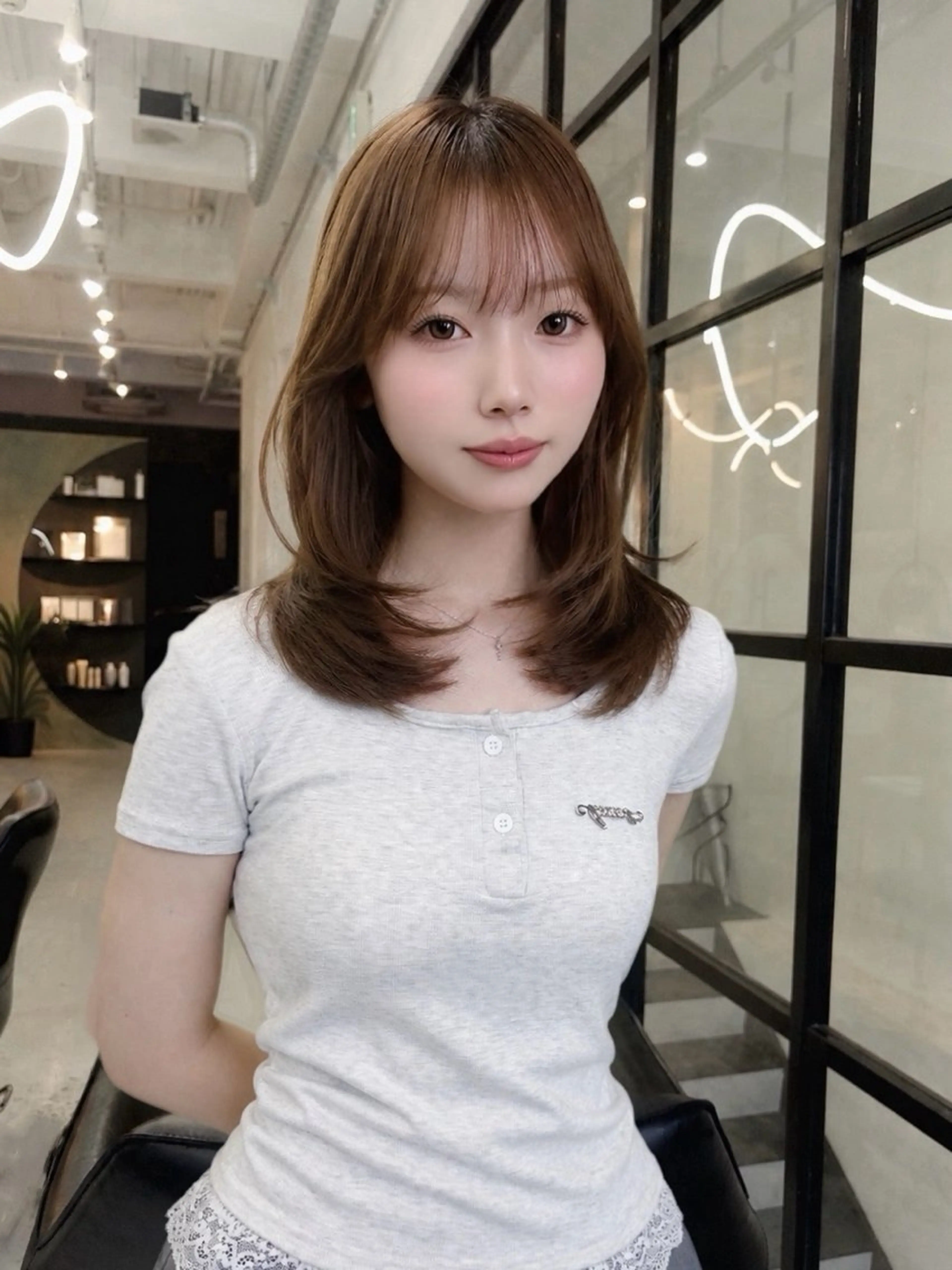 セミロング Maison HARU宮本 楓のヘアスタイル