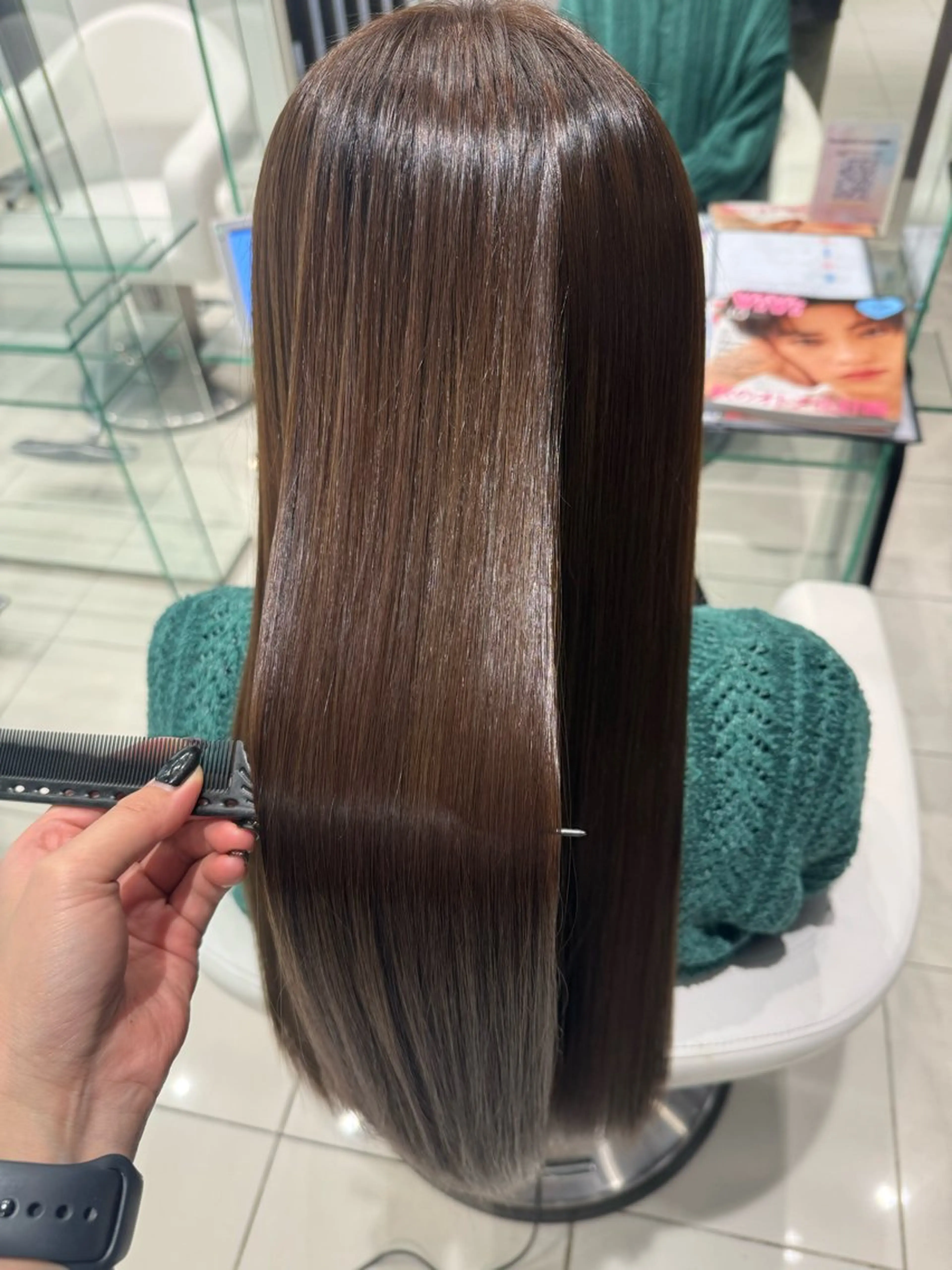 ロング カラー オーガニックカラー 髪質改善 ヘアカラー EARTH/平野 真友香のマツエク・マツパデザイン