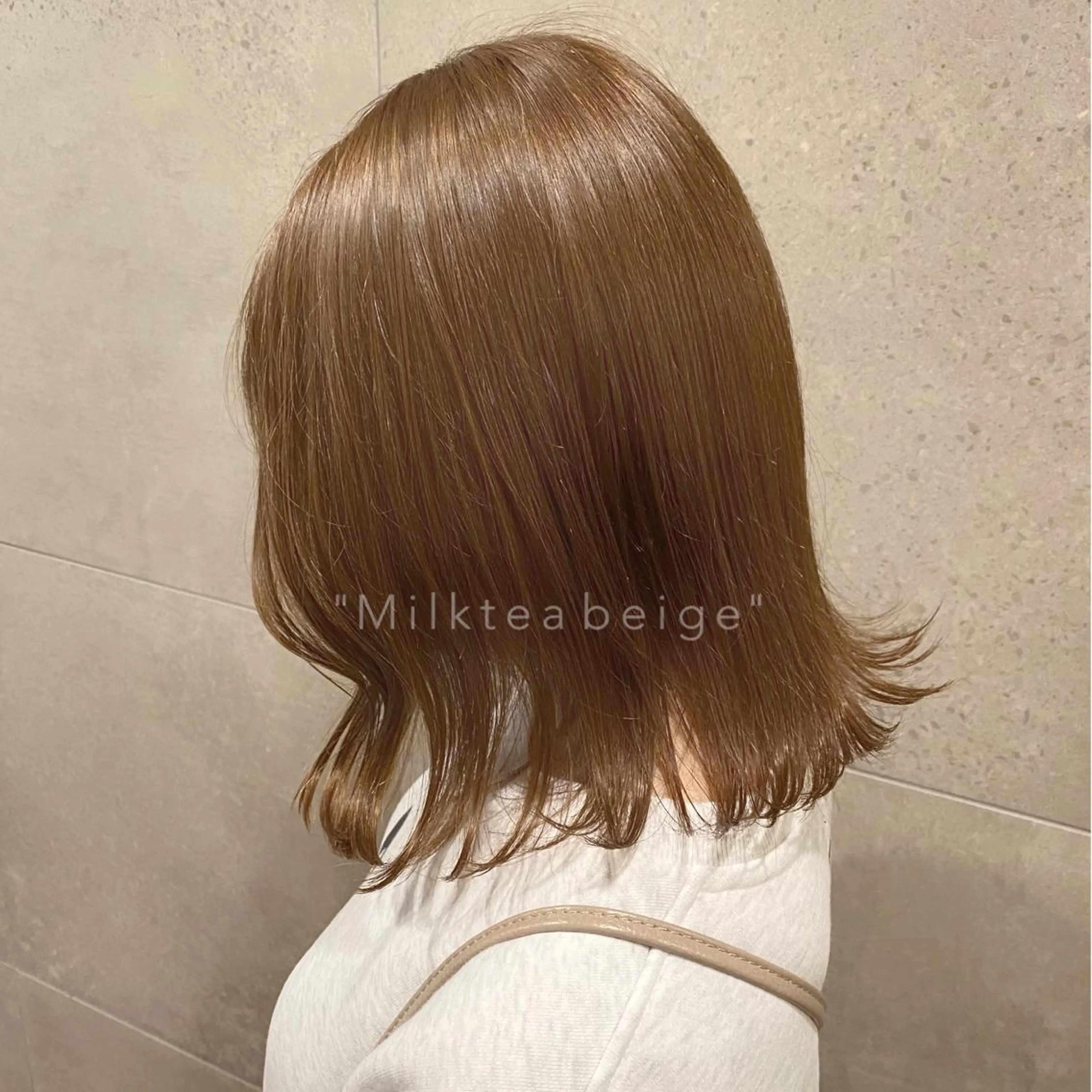 ミディアム カラー レイヤーカット／ 髪質改善✨山中優のヘアスタイル