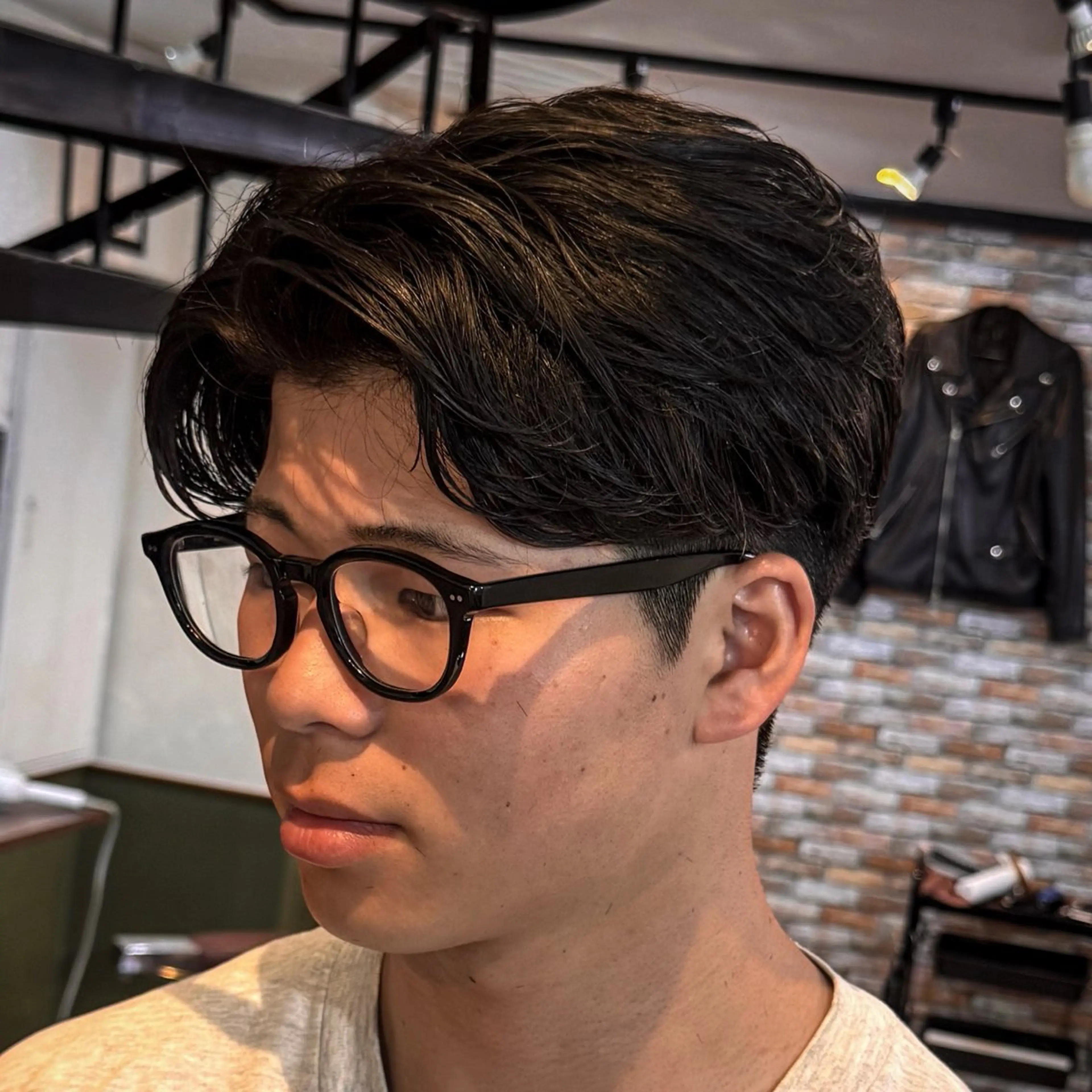 ショート パーマ メンズ フェザーパーマ メンズパーマ カット パーマ 立川メンズカット/ メンズパーマ💈三上のヘアスタイル