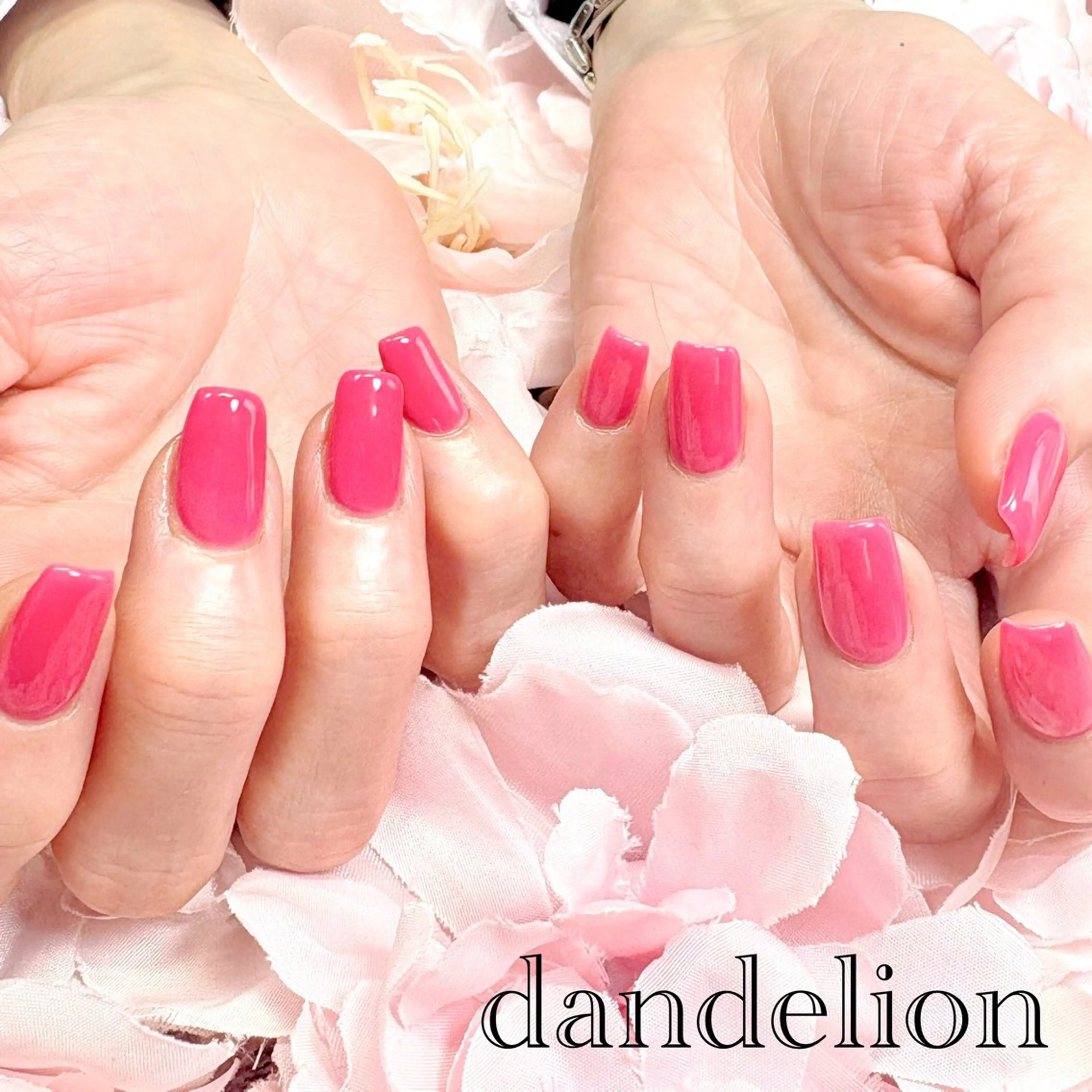 ネイル ハンドネイル ハンドケア dandelion ダンデライオンのネイルデザイン