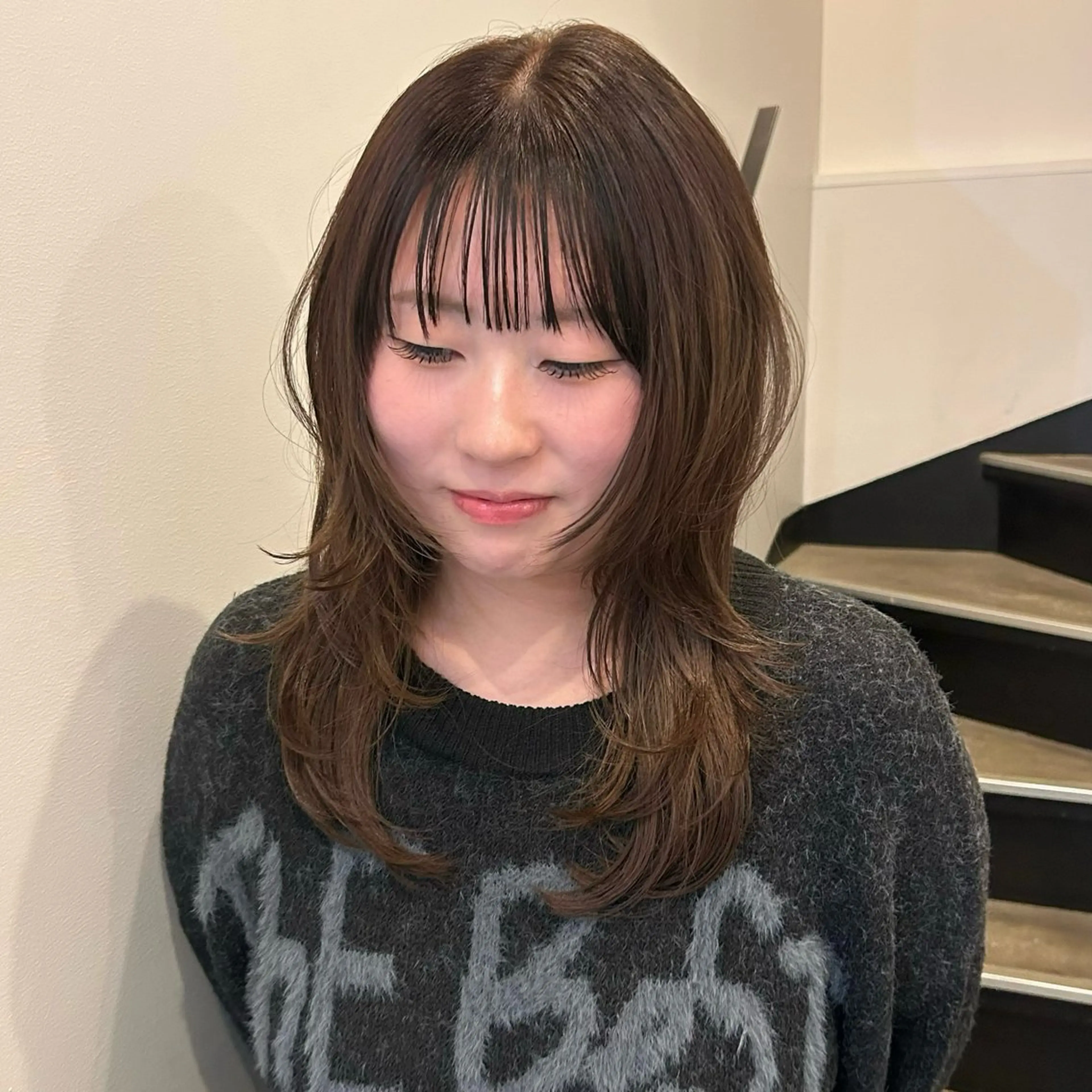 ロング カット ひな🐥ハイトーン/ レイヤーカット🍀のヘアスタイル