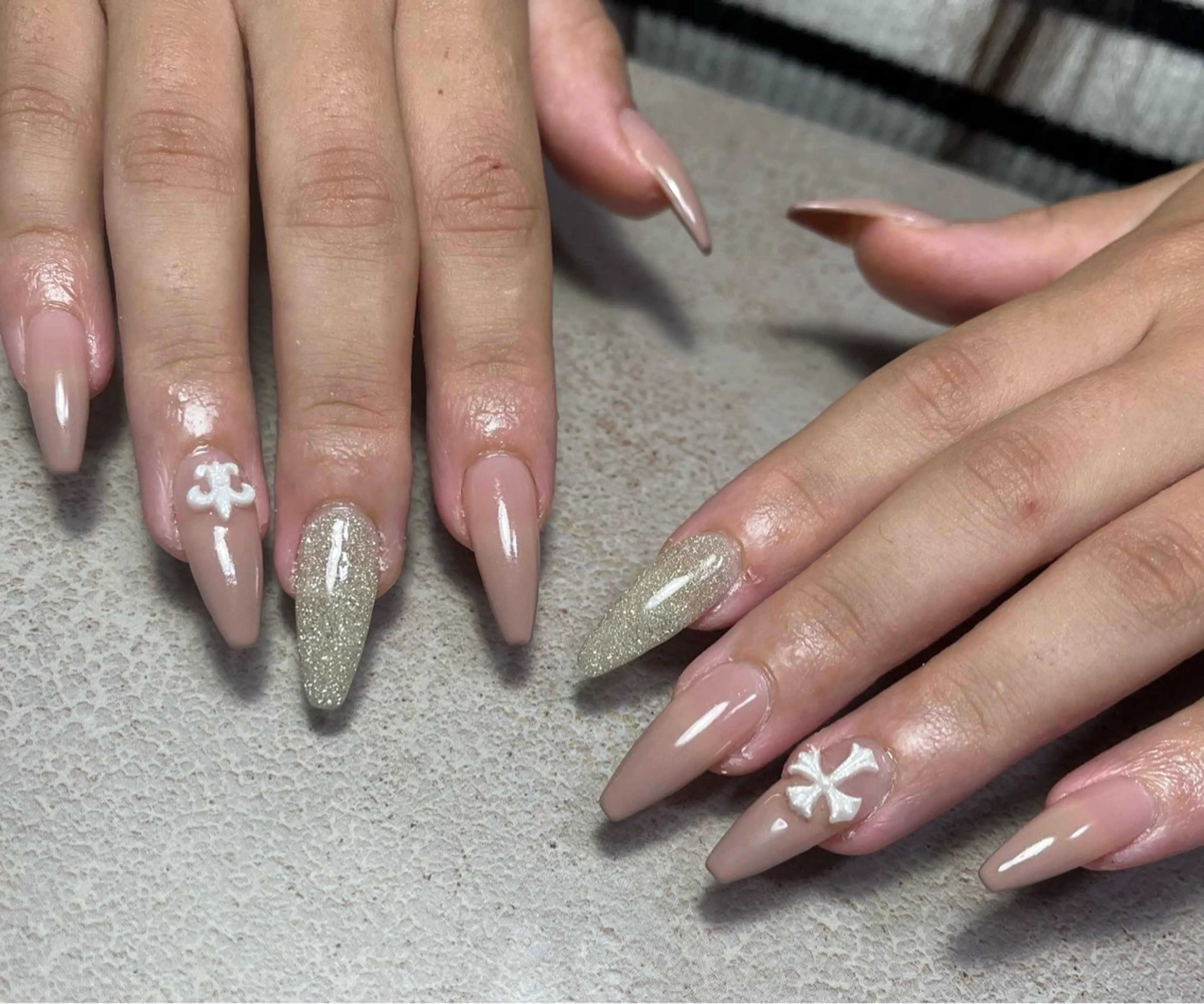 ネイル ハンドネイル goldgleams ちなのネイルデザイン