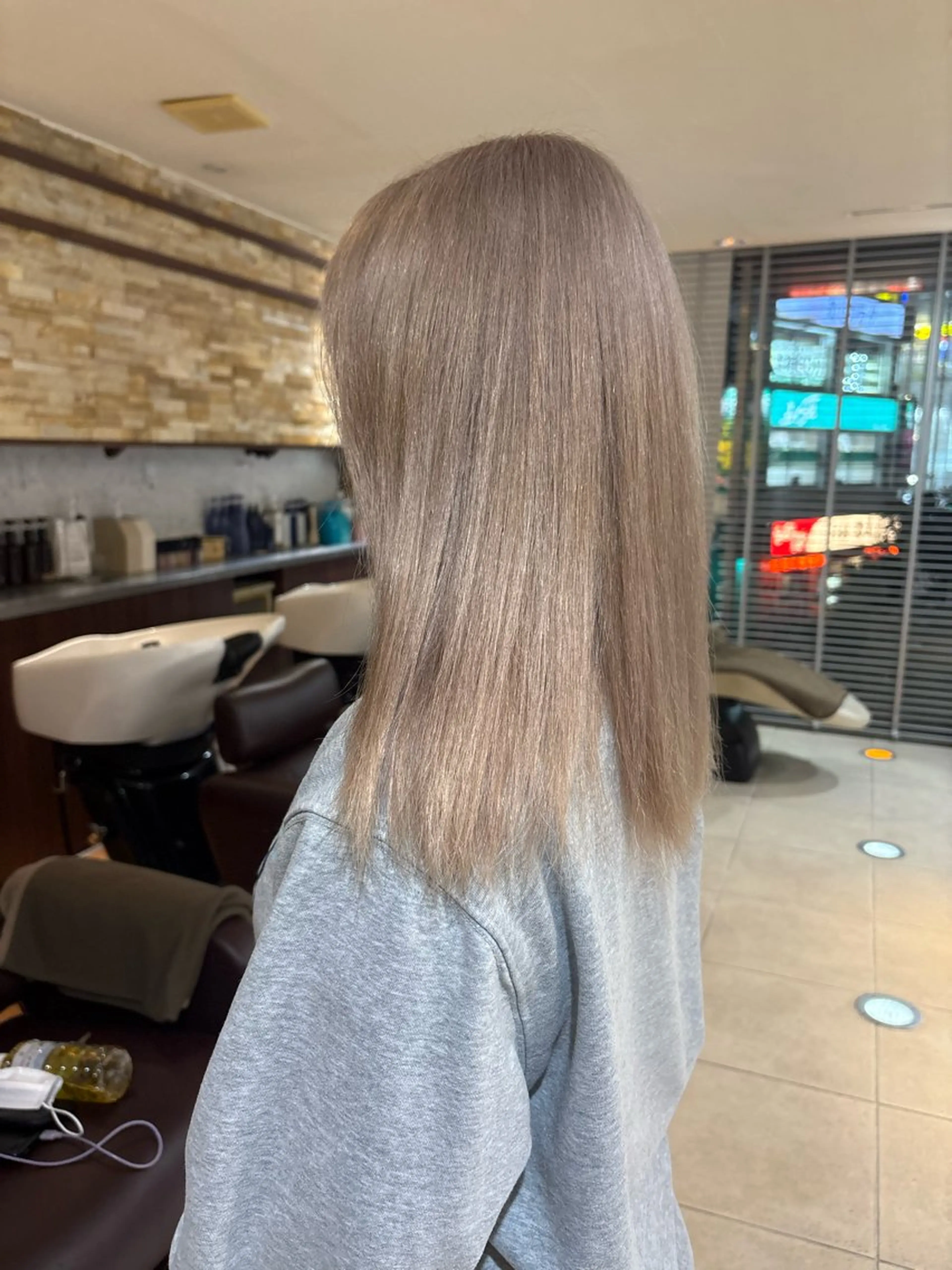 ミディアム カラー ハイトーンカラー FaB/ Yunaのヘアスタイル