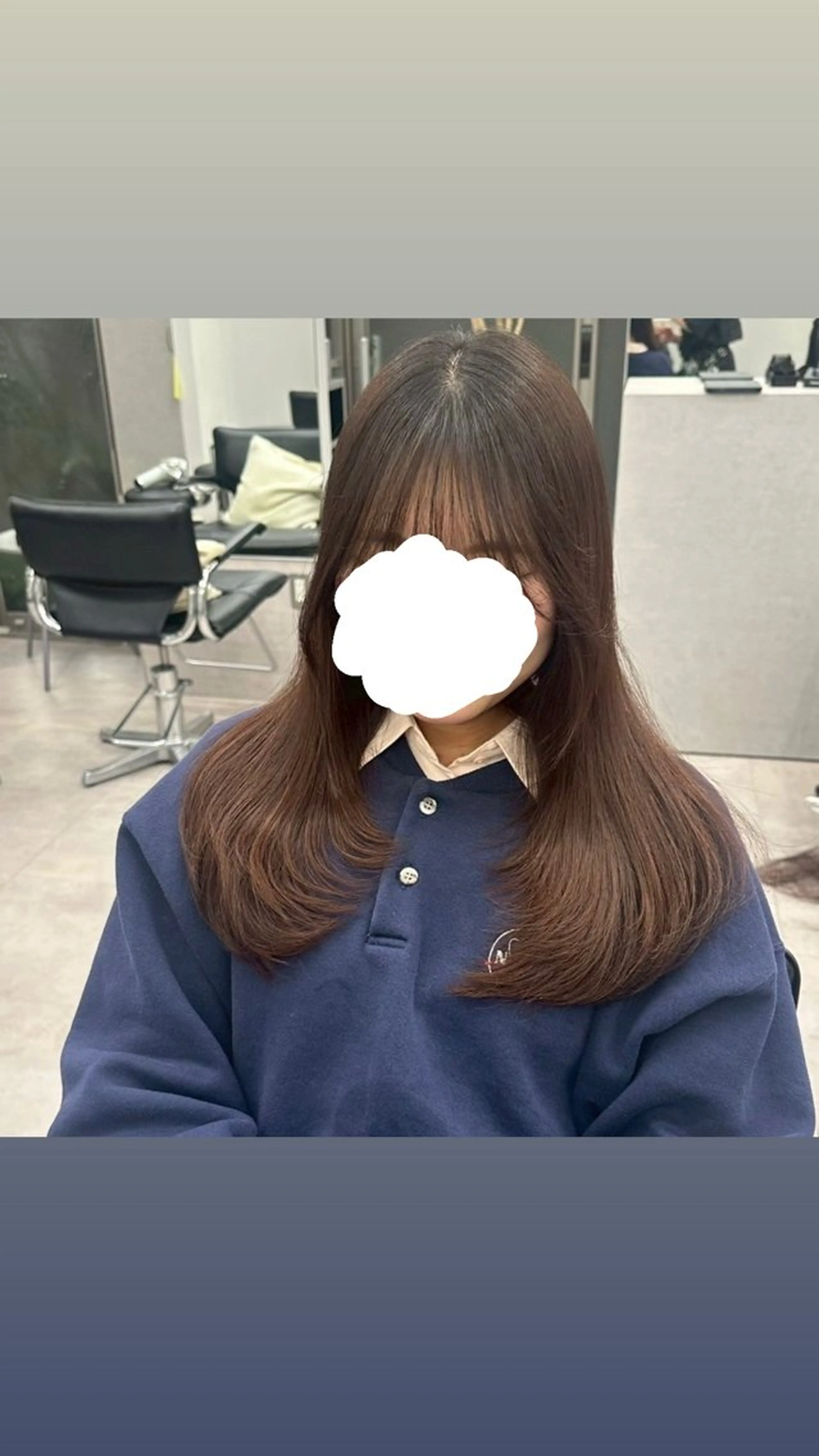 ロング 草場 遼子のヘアスタイル