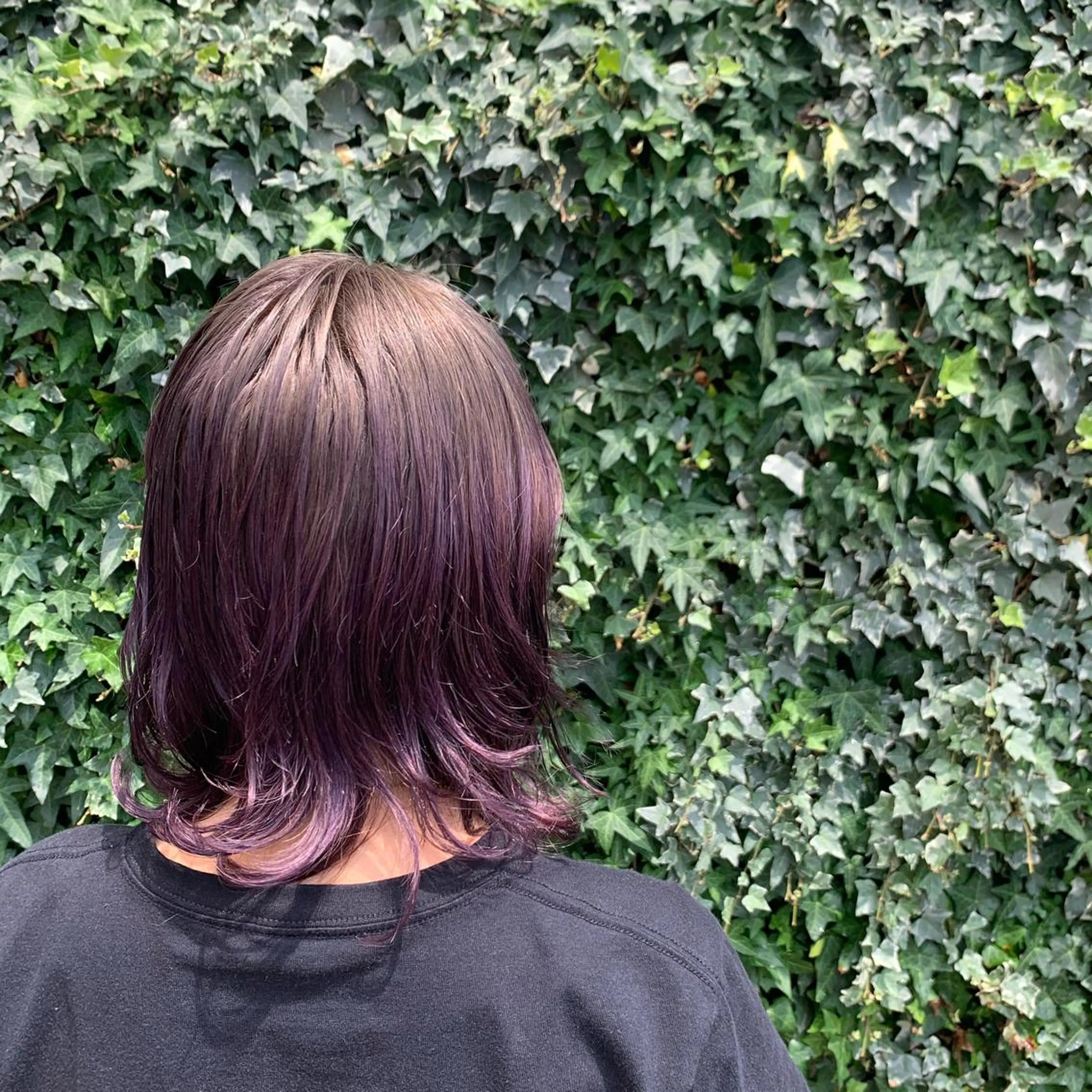 セミロング カラー 佐藤 宰のヘアスタイル