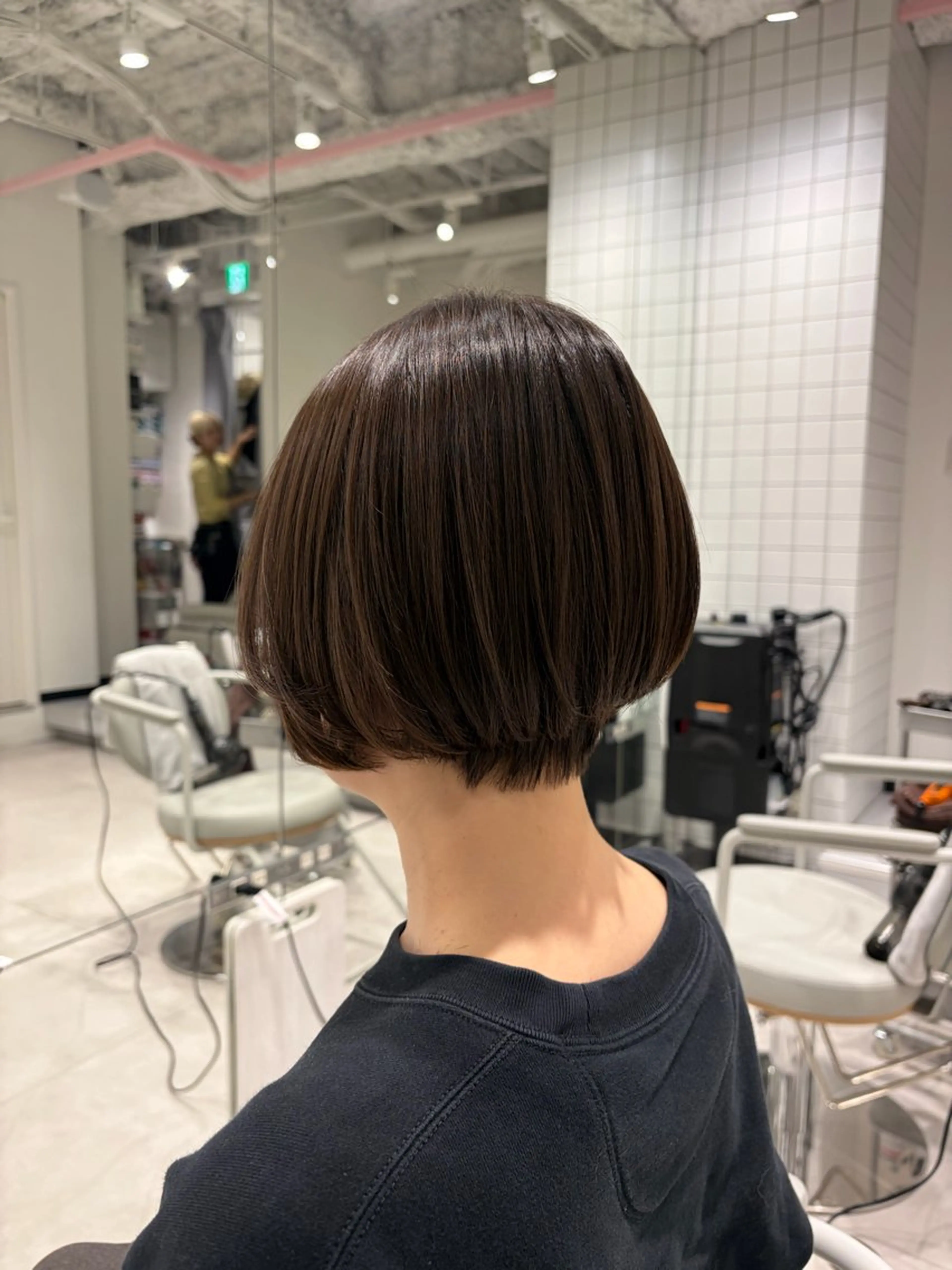 ショート キッズ ショートボブ ボブ ショートヘア レイヤー♡ 石川優奈のヘアスタイル