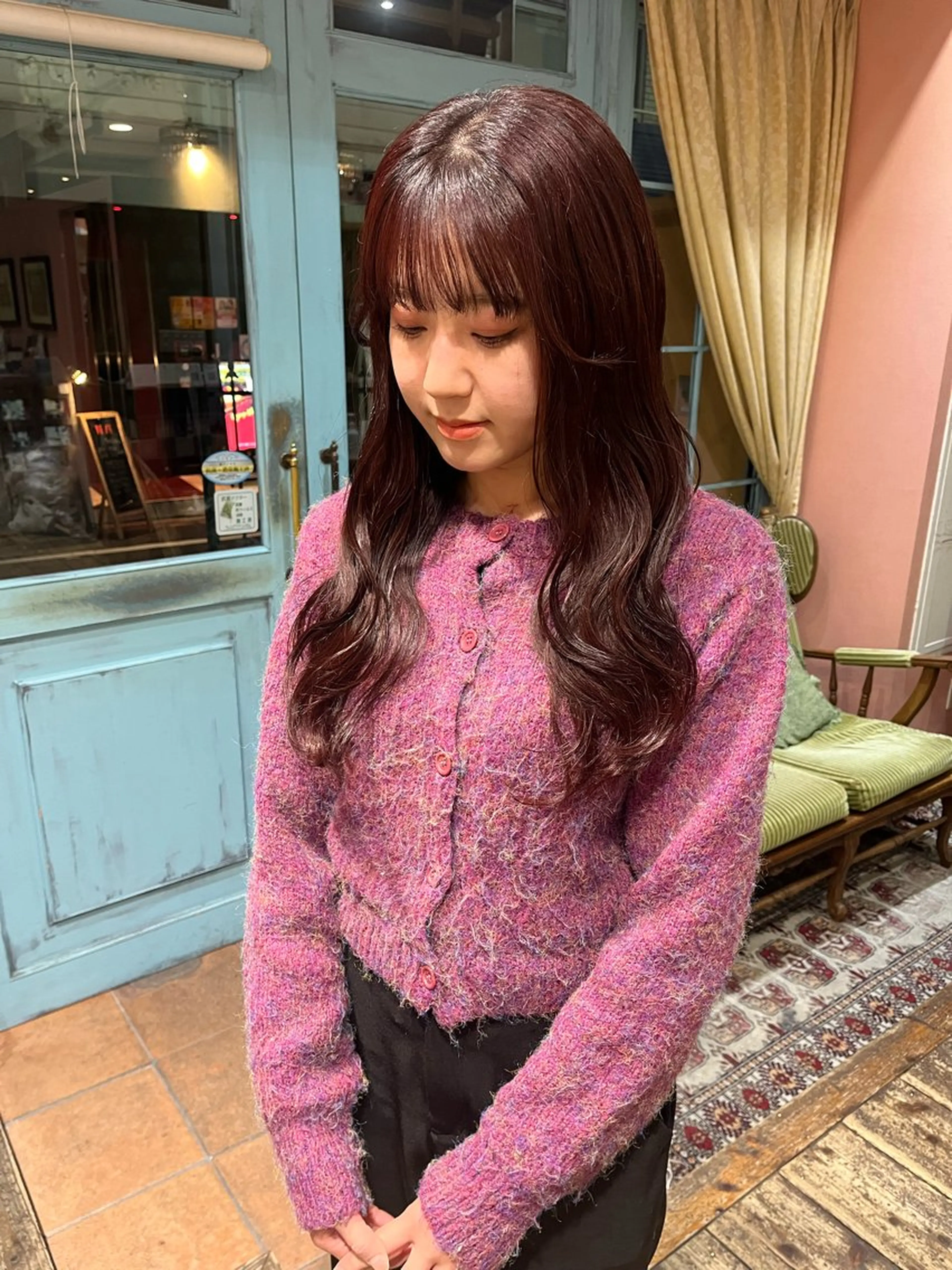 ロング カラー RYOKA/ 透明感カラー/韓国風のヘアスタイル