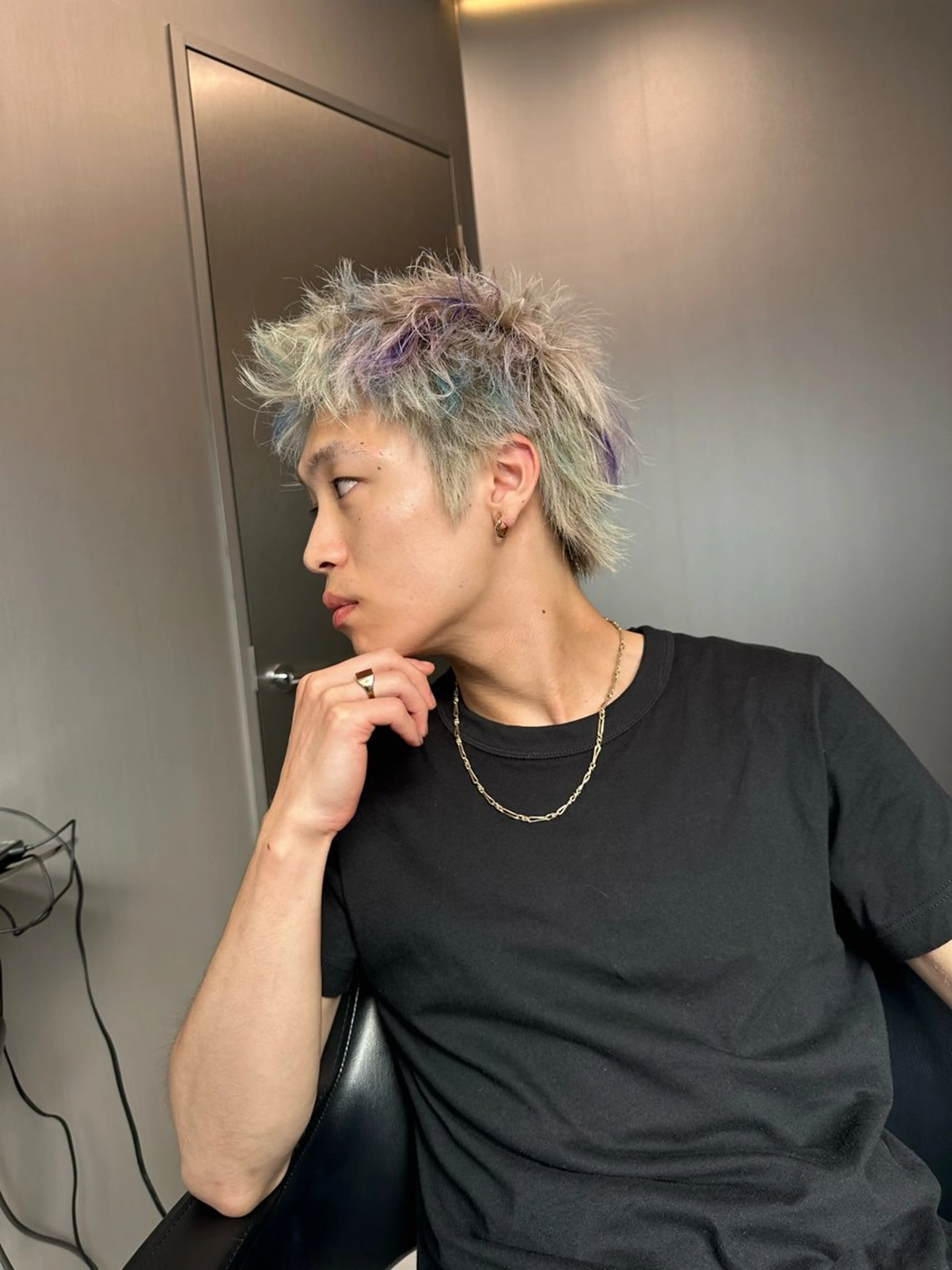 ショート カラー メンズ カット ヘアカラー 💈メンズ/パーマ 💈中目黒/谷のヘアスタイル