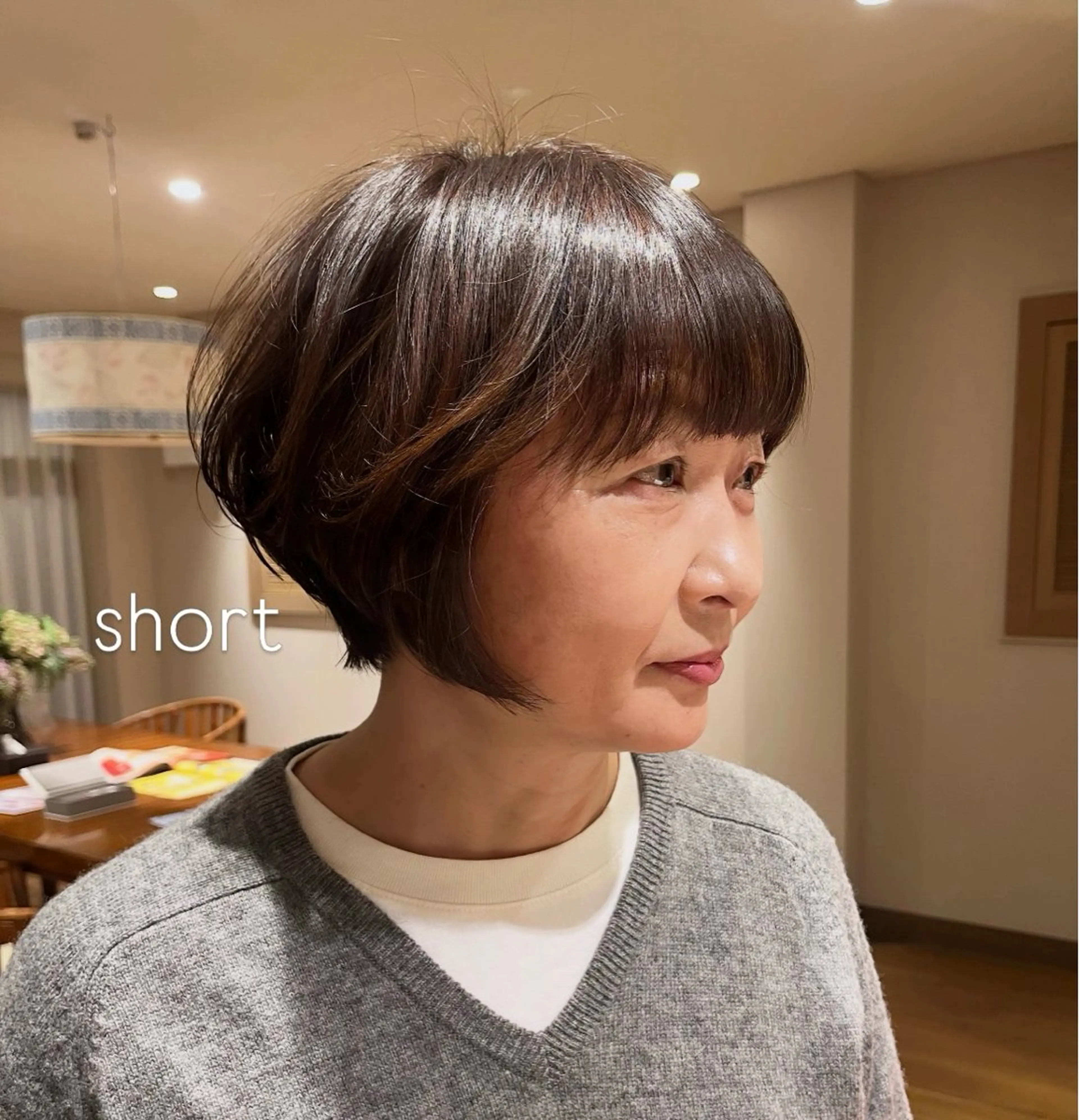 ショート 田中 ひなりのヘアスタイル