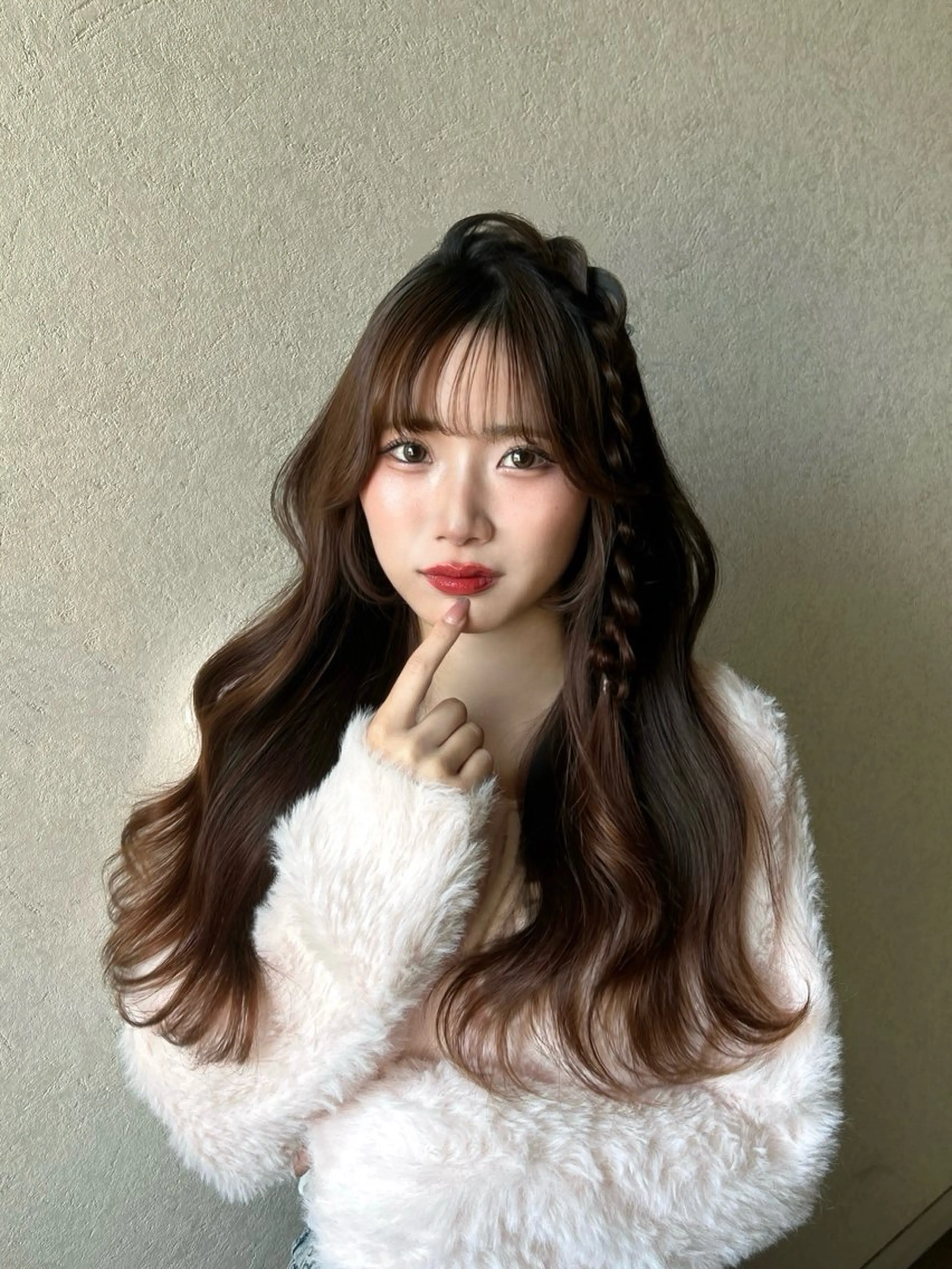 カラー ヘアアレンジ ヘアセット 💖韓国ヘア/ハイト ーン💖mikotoのヘアスタイル