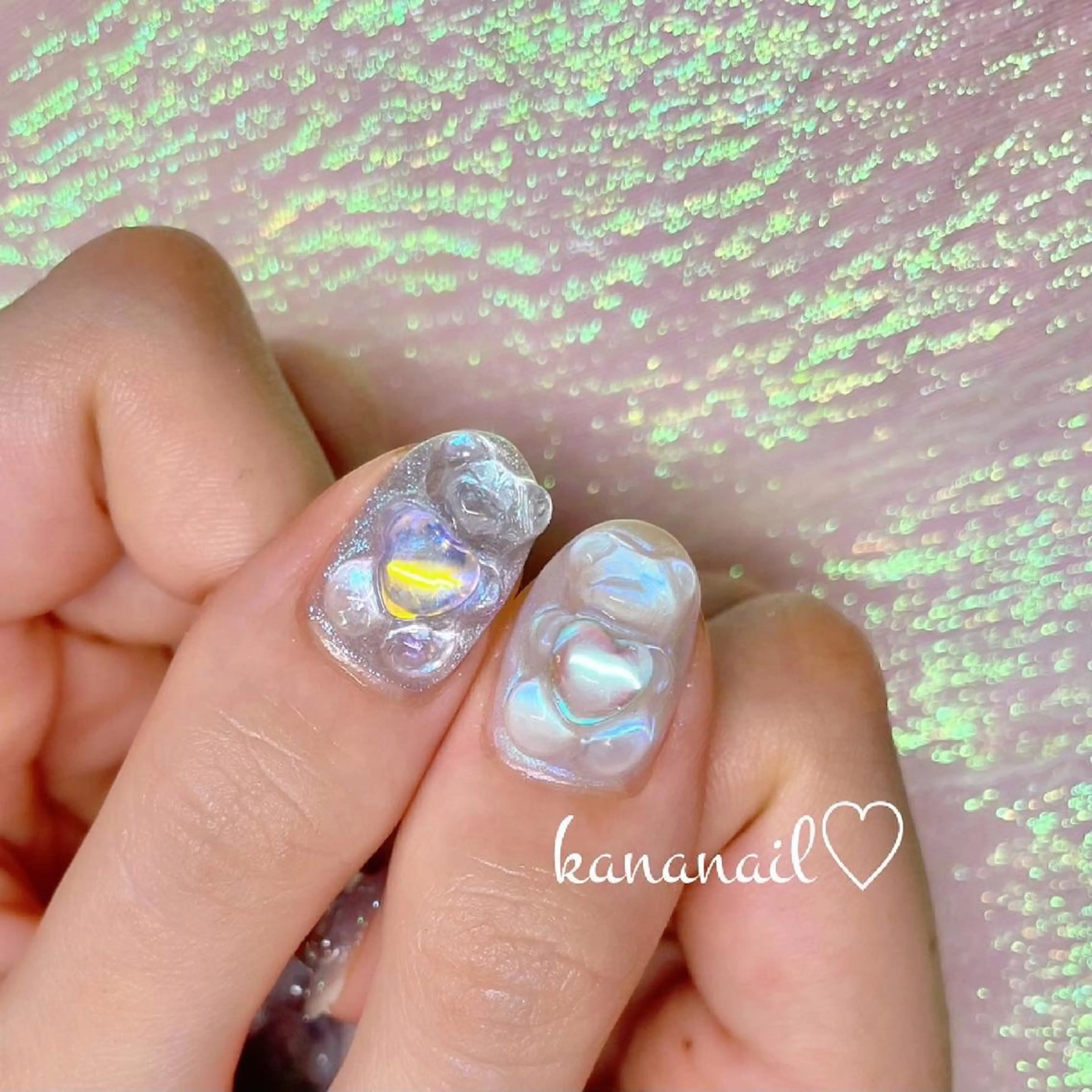 ネイル ハート kananail ♡のネイルデザイン