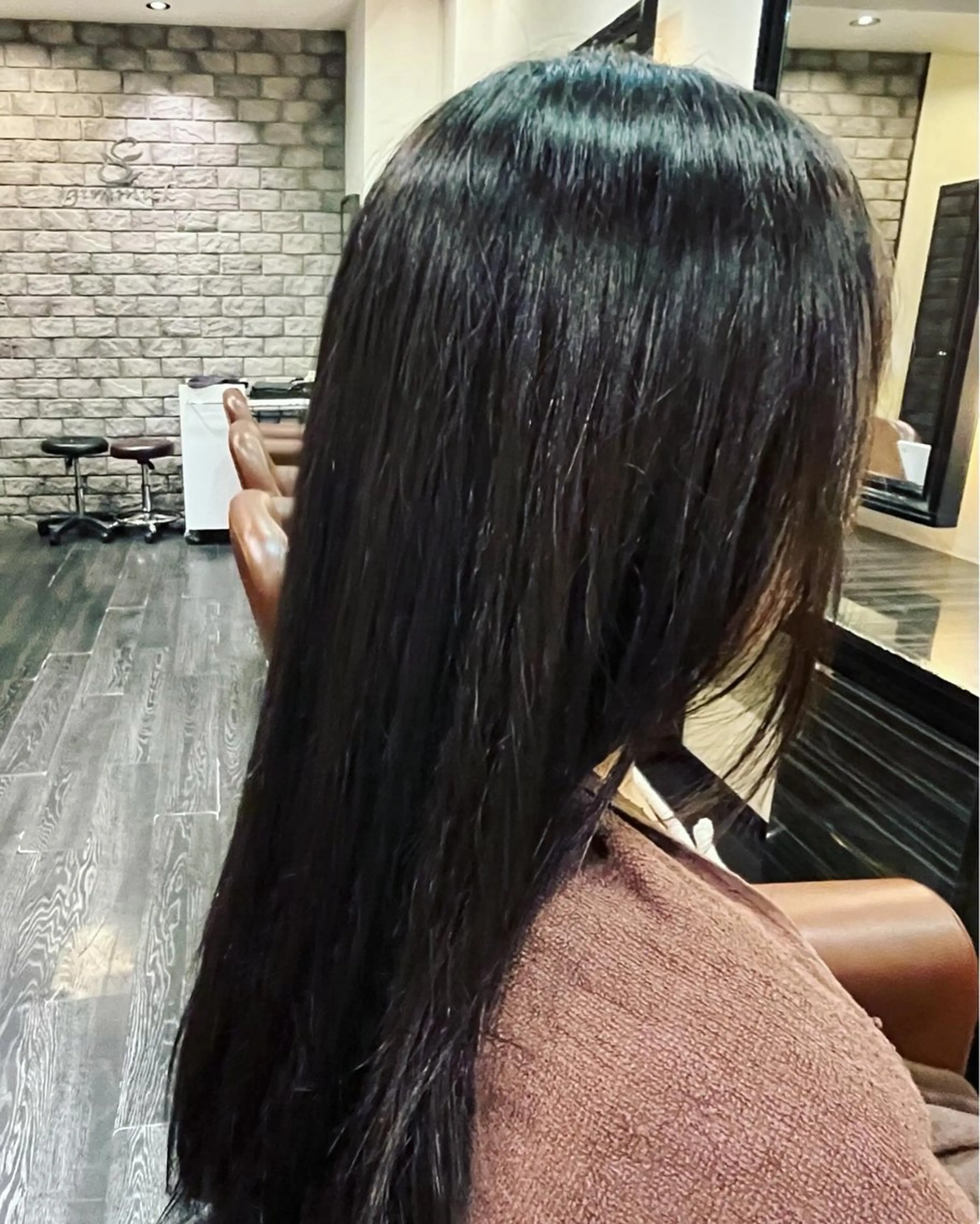 ロング 学生 自由が丘/駅近/艶髪 /骨格補正/土屋優希のヘアスタイル