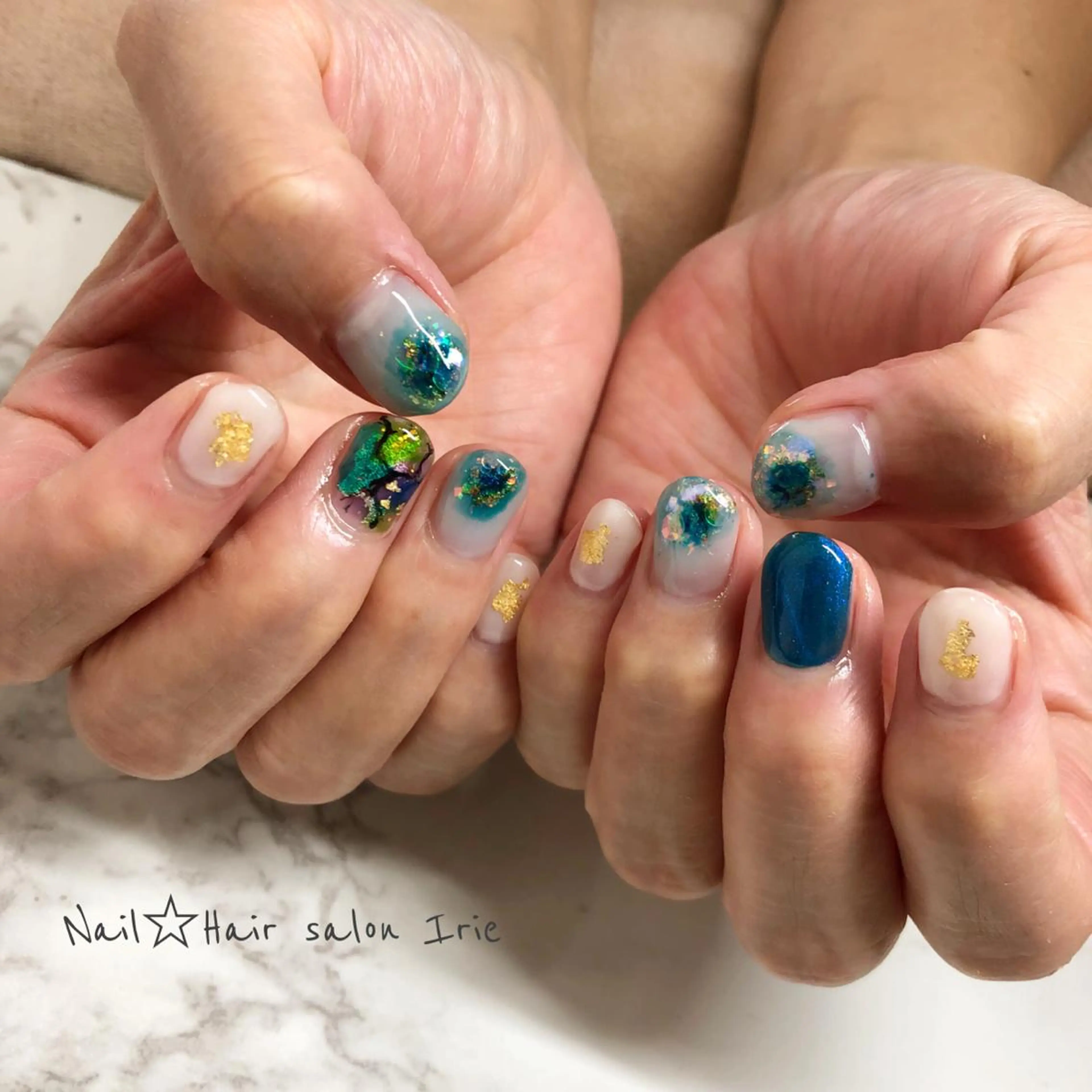 ネイル ハンドネイル Hair salon Irie所属・與儀 知佳のネイルデザイン