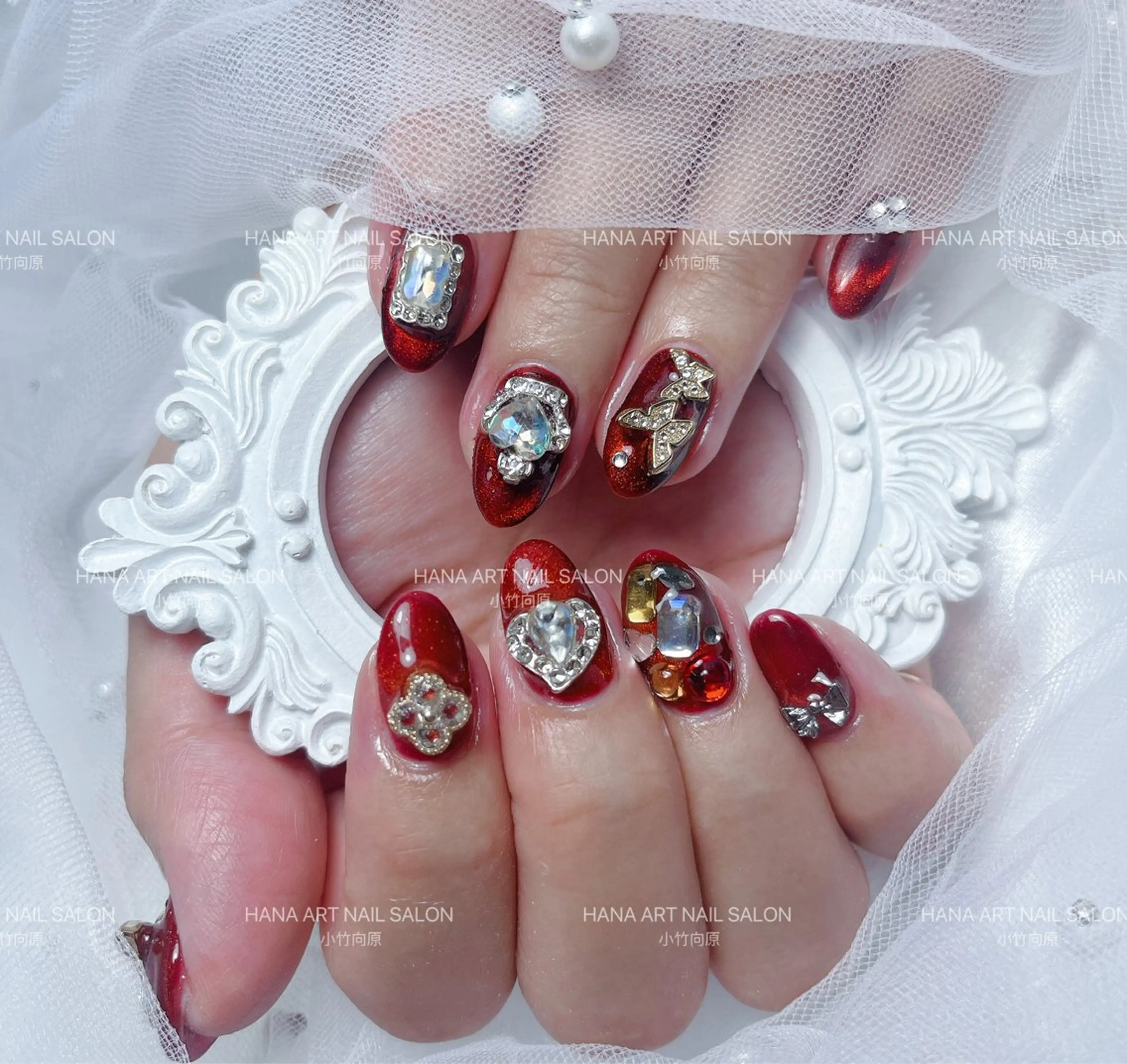 ネイル ハンドネイル HANA ART NAIL SALONのネイルデザイン