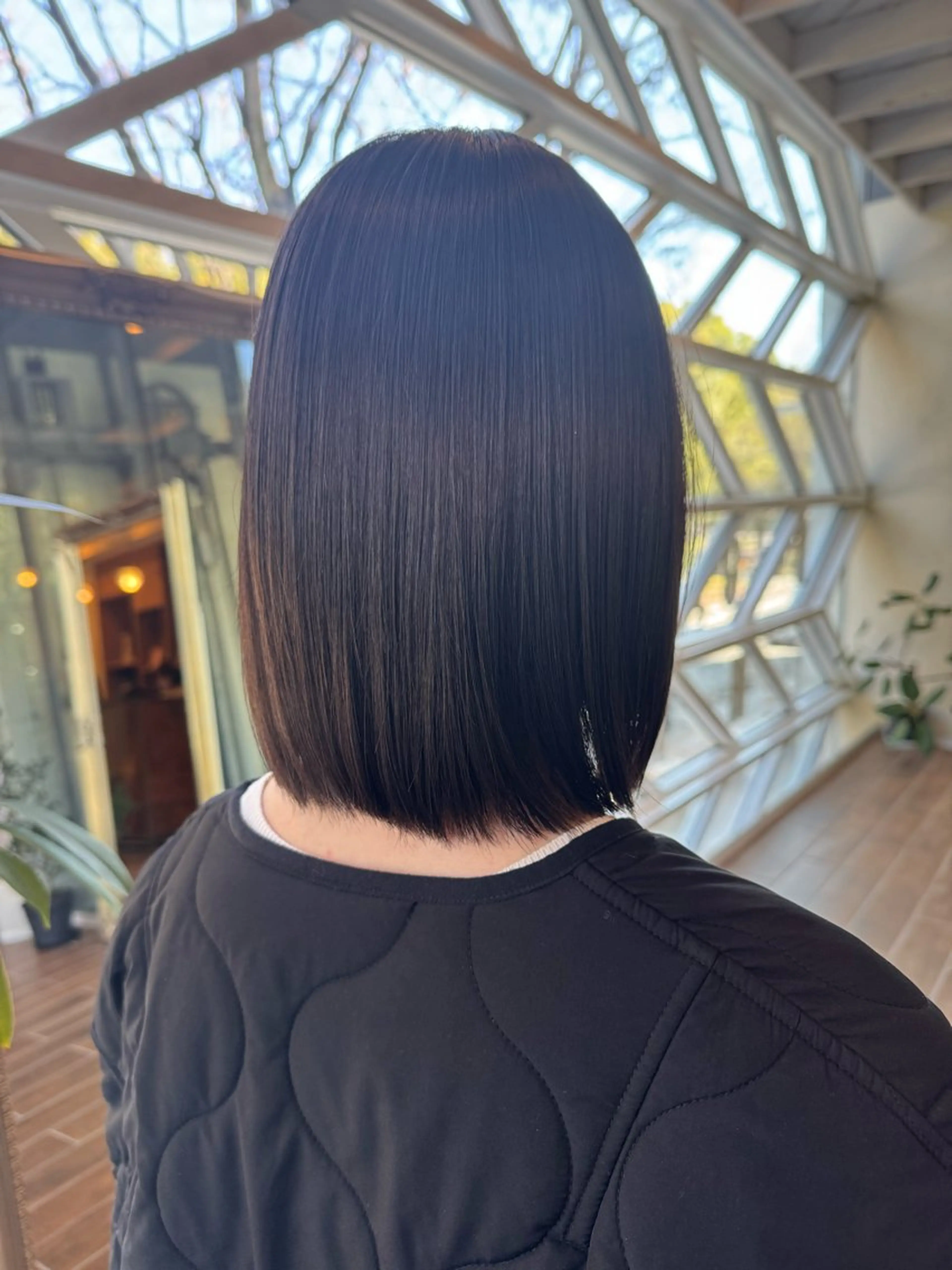 ミディアム パーマ 酸性ストレート ストレートパーマ 縮毛矯正 村上 輝のヘアスタイル