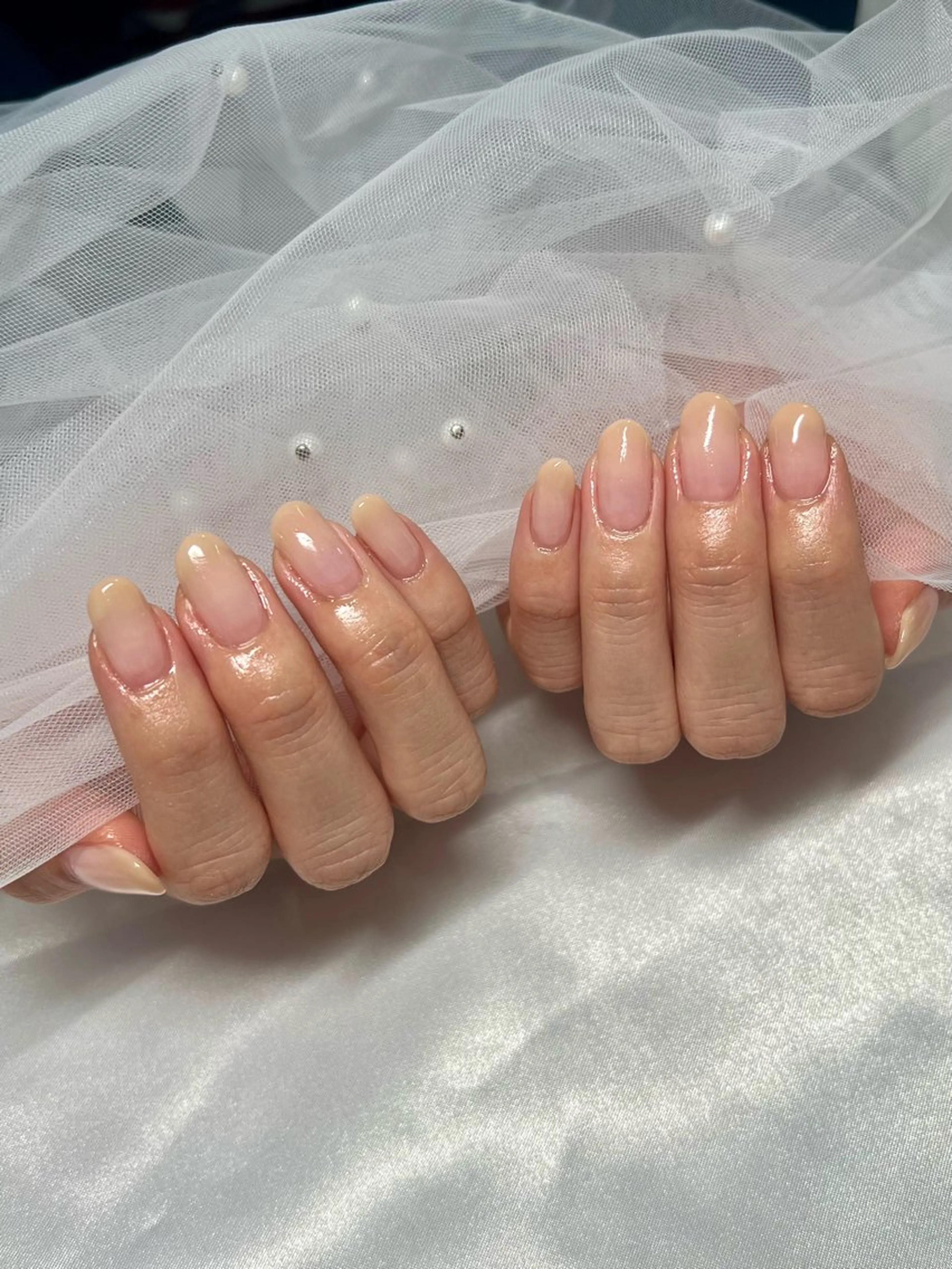 ネイル グラデーション オフィスネイル BEAU NAIL Nanamiのネイルデザイン