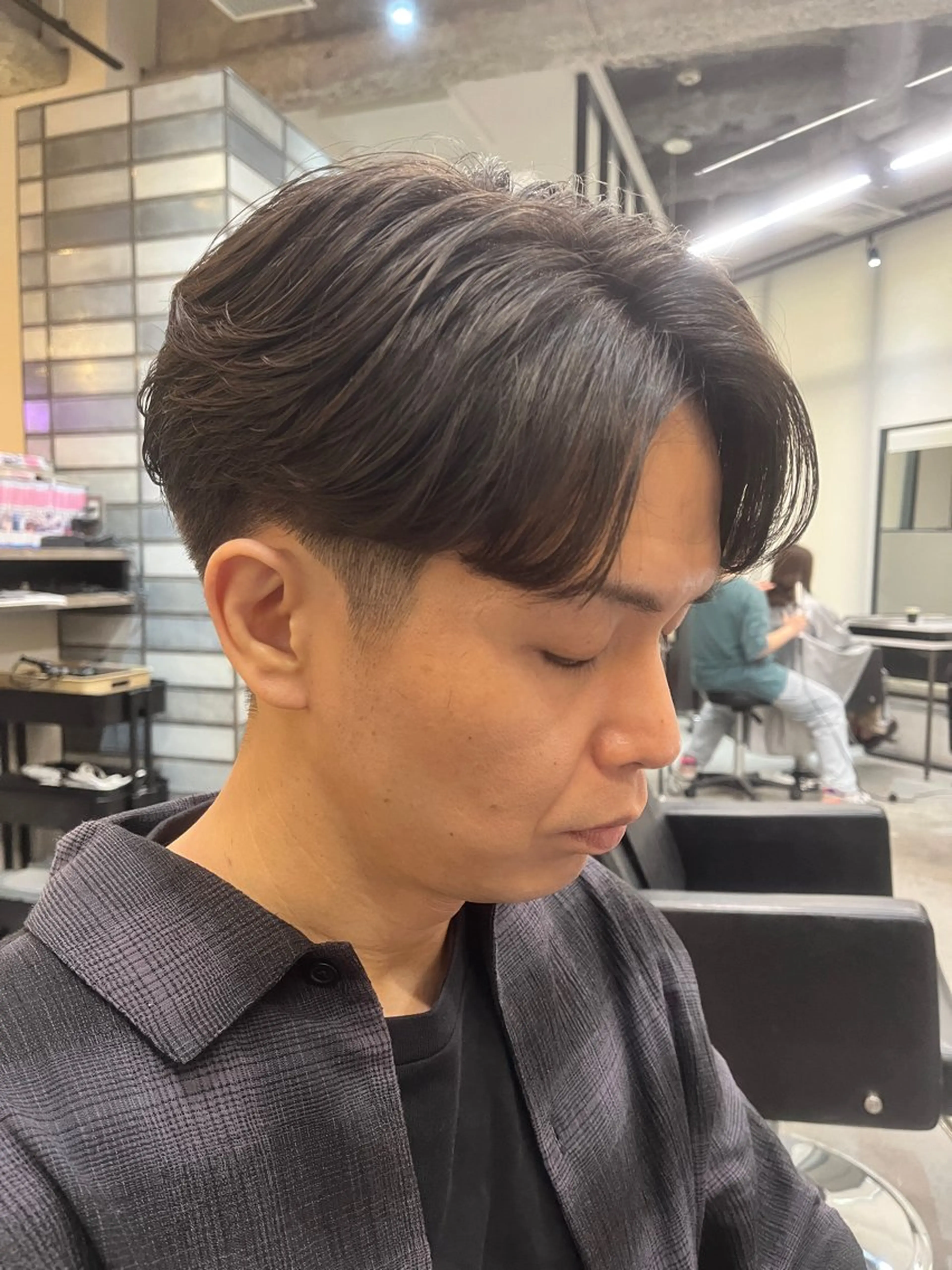 ミディアム 韓国風ヘア カット ヘッドスパ センターパート🪽 SEIYAのヘアスタイル