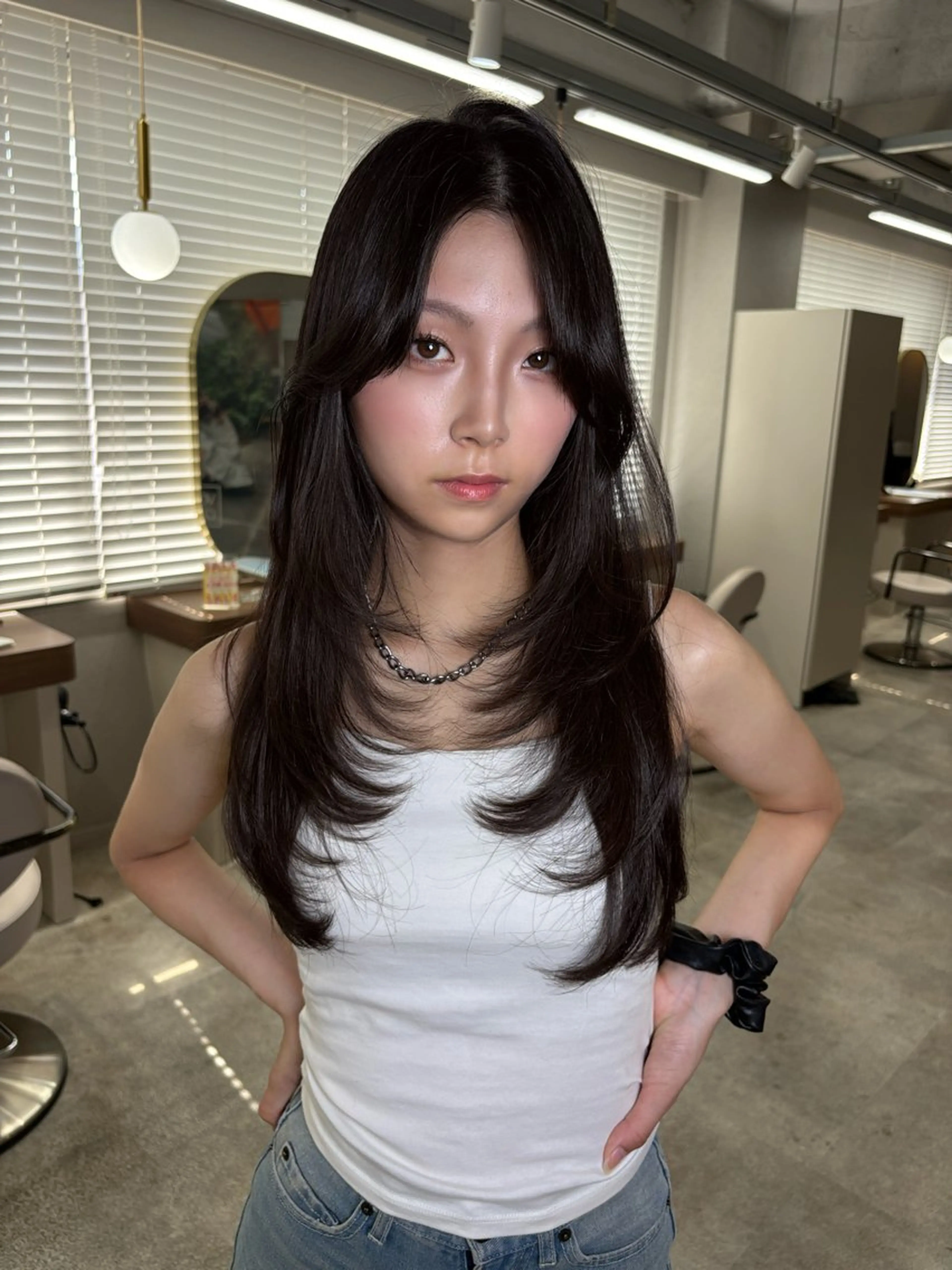 ロング 楠田 美空のヘアスタイル
