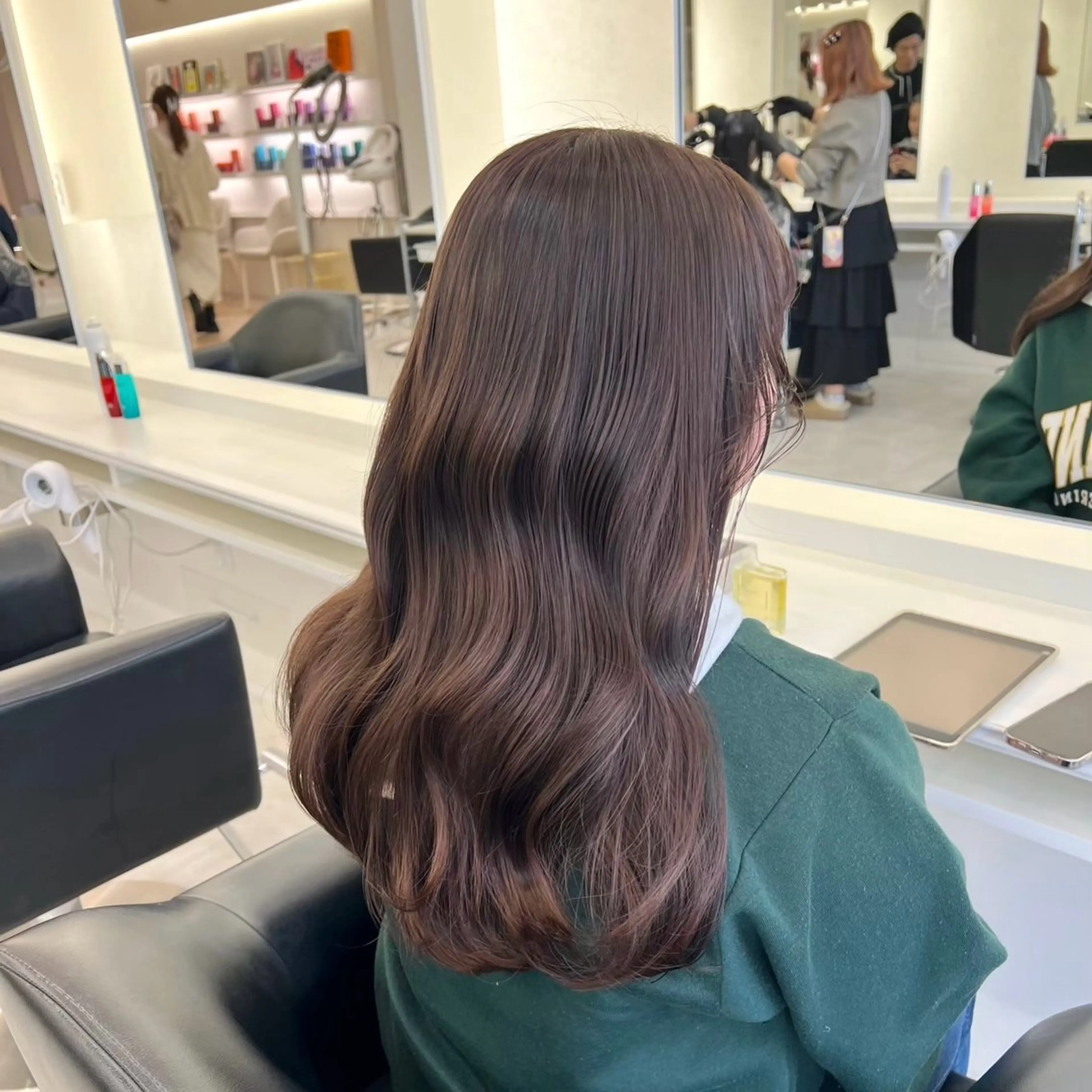 ロング カラー ParveMix 🩶🫧入江 香名のヘアスタイル